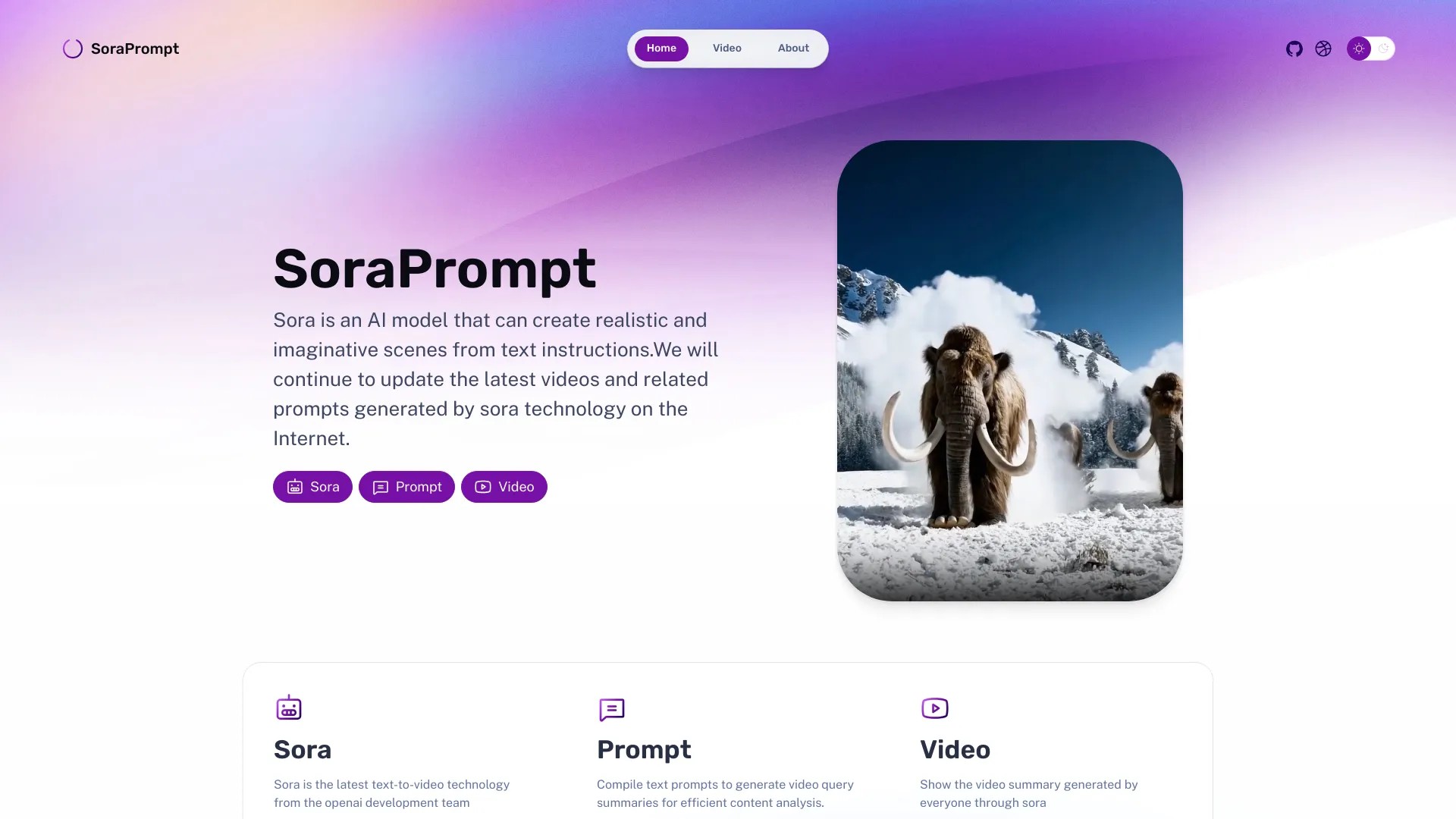 SoraPrompt 截图