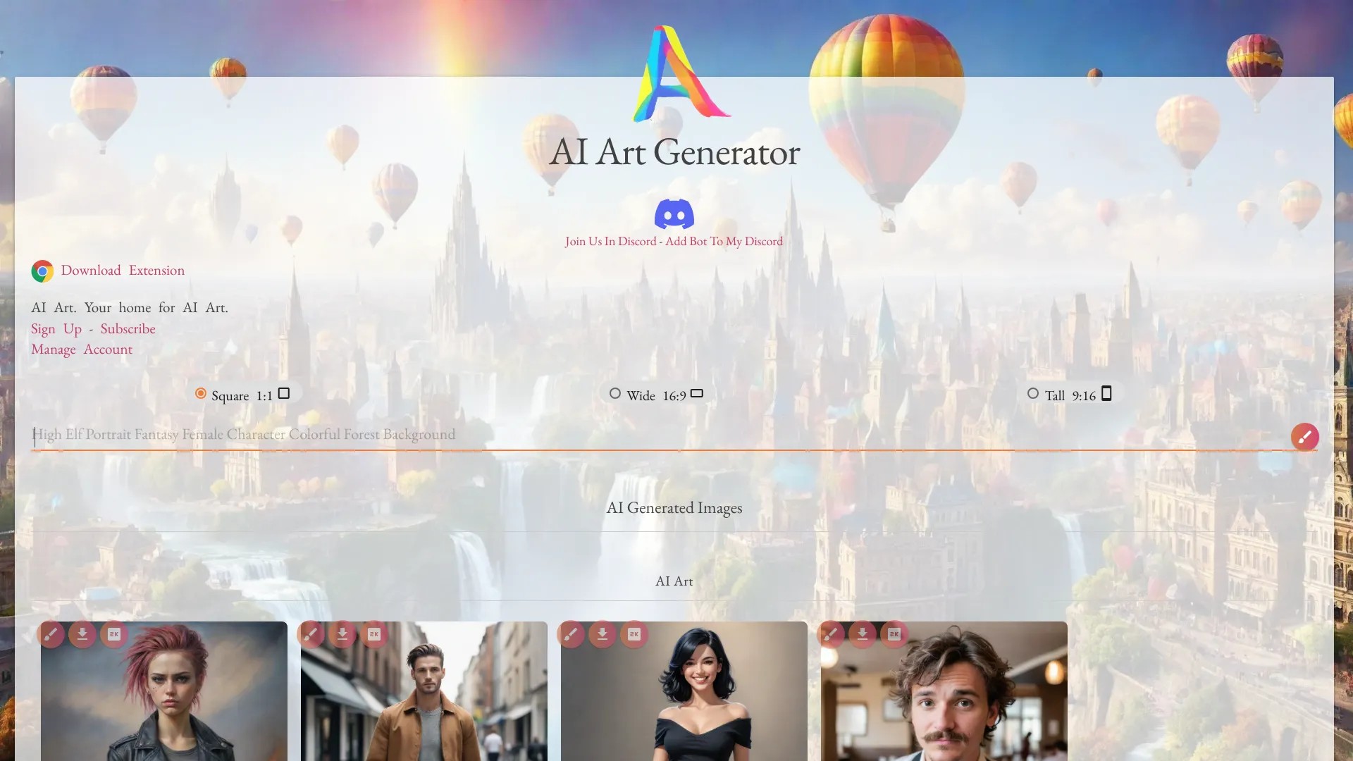 AI Art Generator 截图