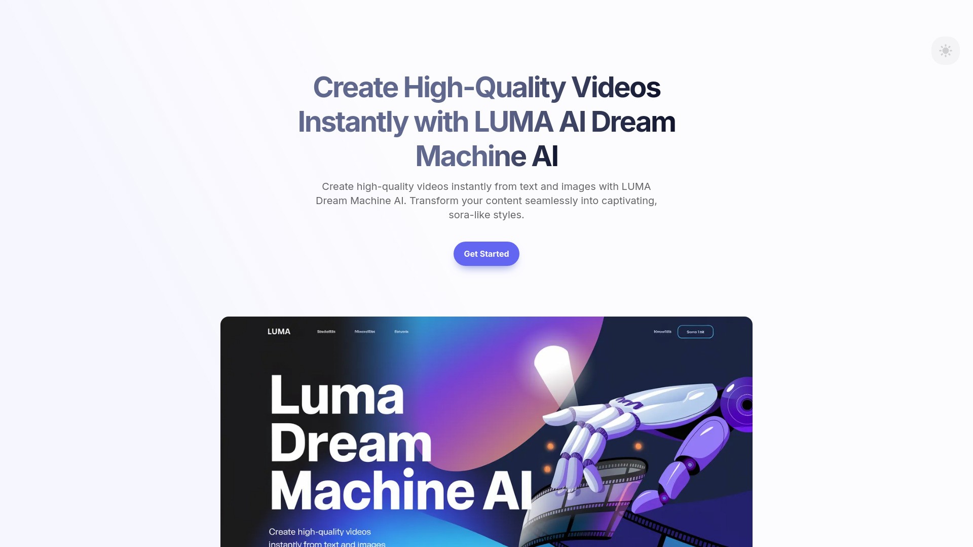 Dream Machine Video AI 截图