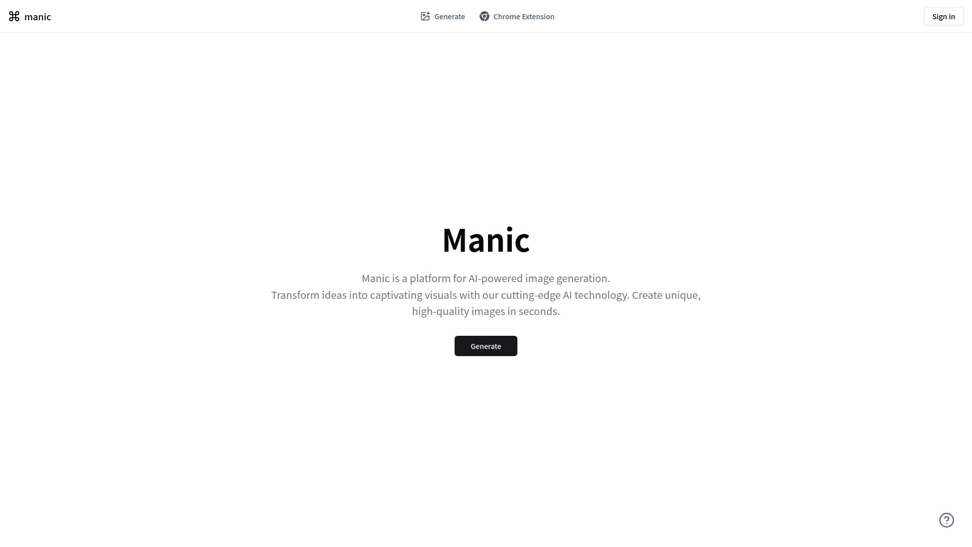 Manic with Image prompter 截图