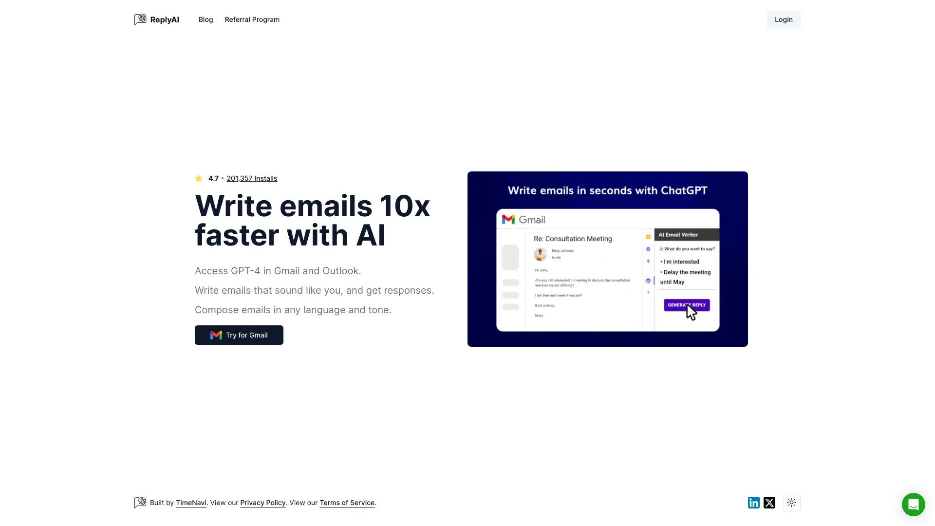AI Email Writer for Gmail 截图