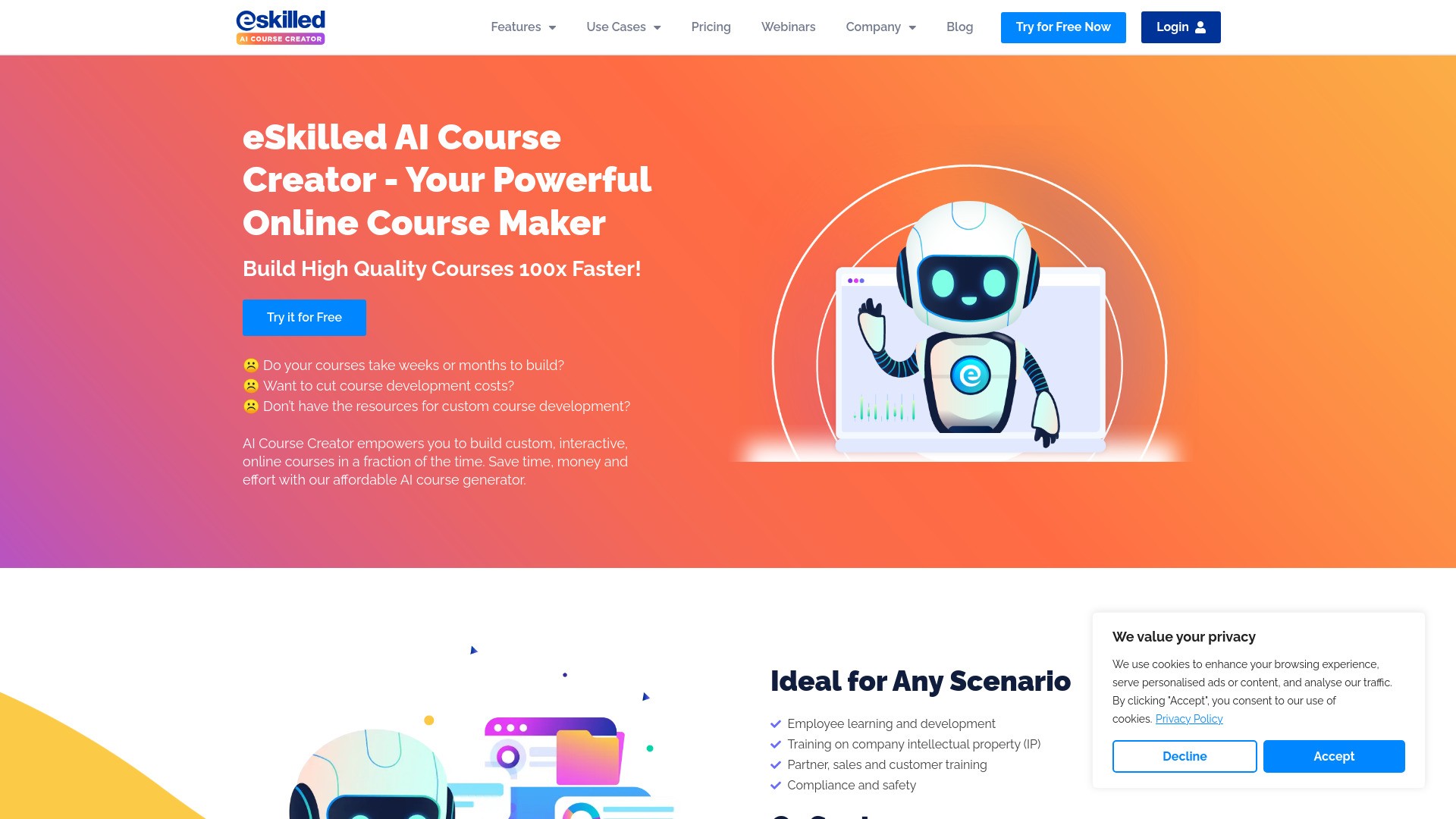 eSkilled AI Course Creator 截图