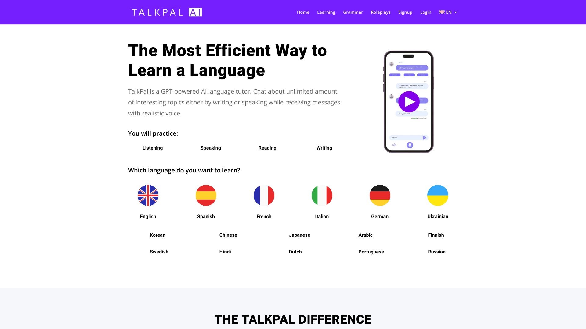 TalkPal AI 截图