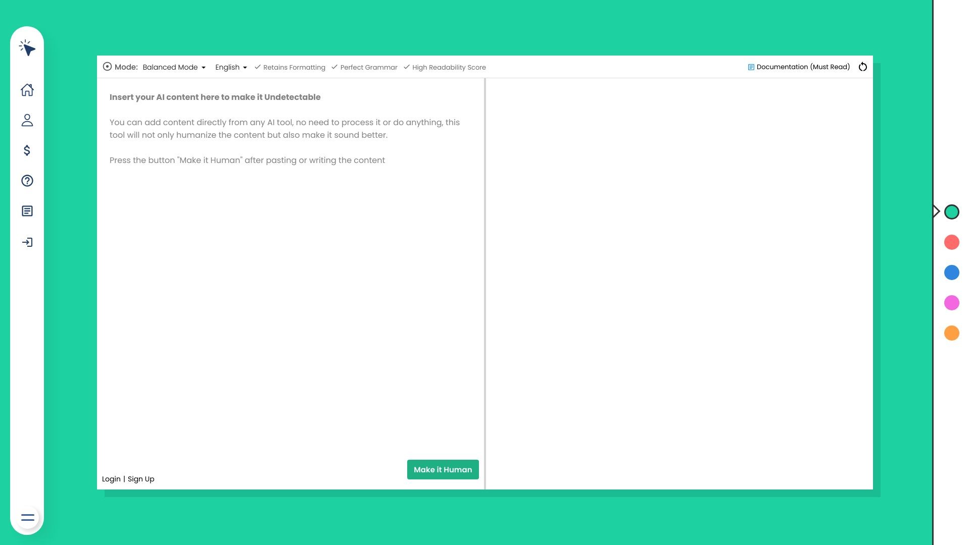 One Click Human 截图