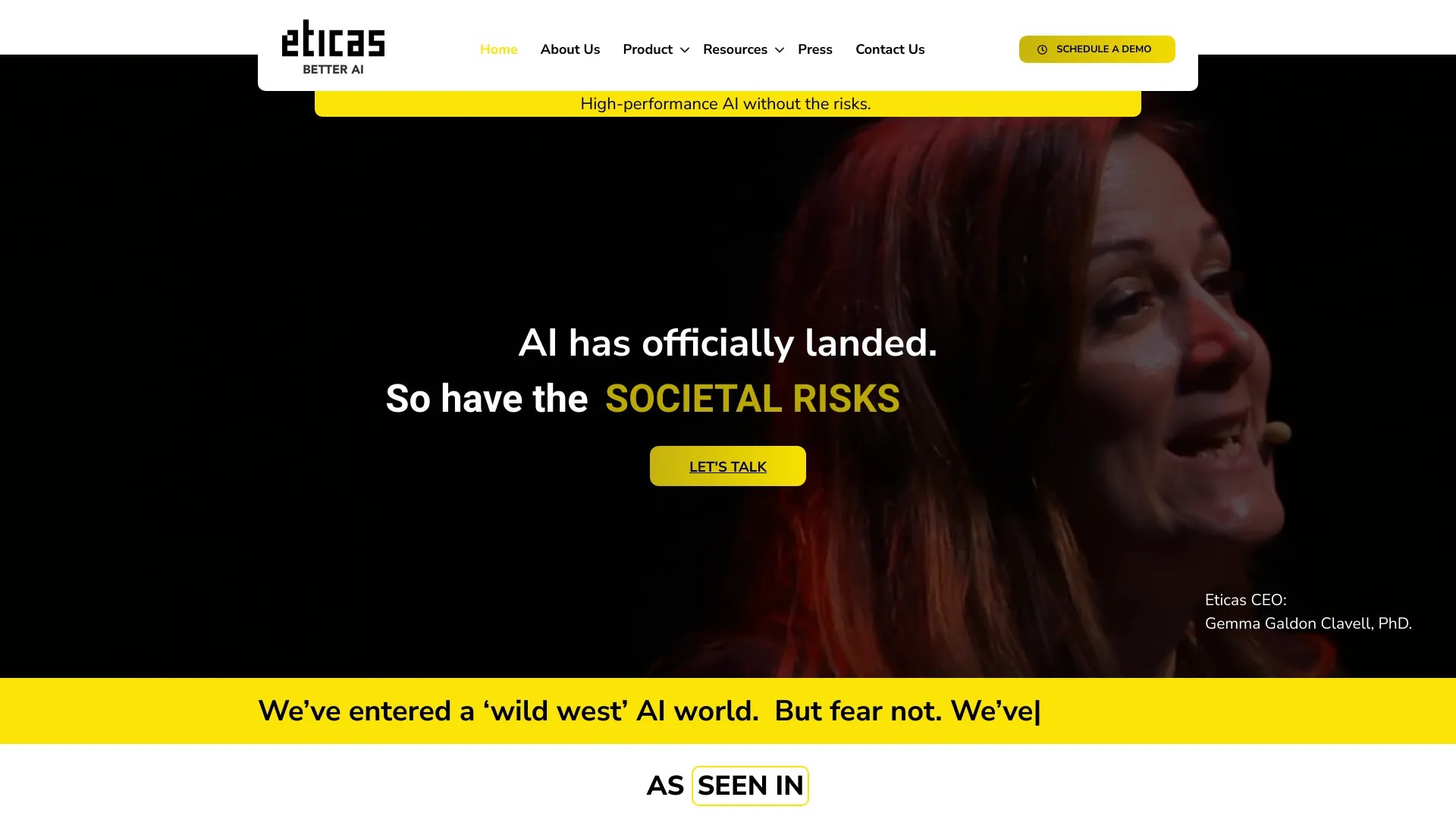 eticasconsulting.com 截图