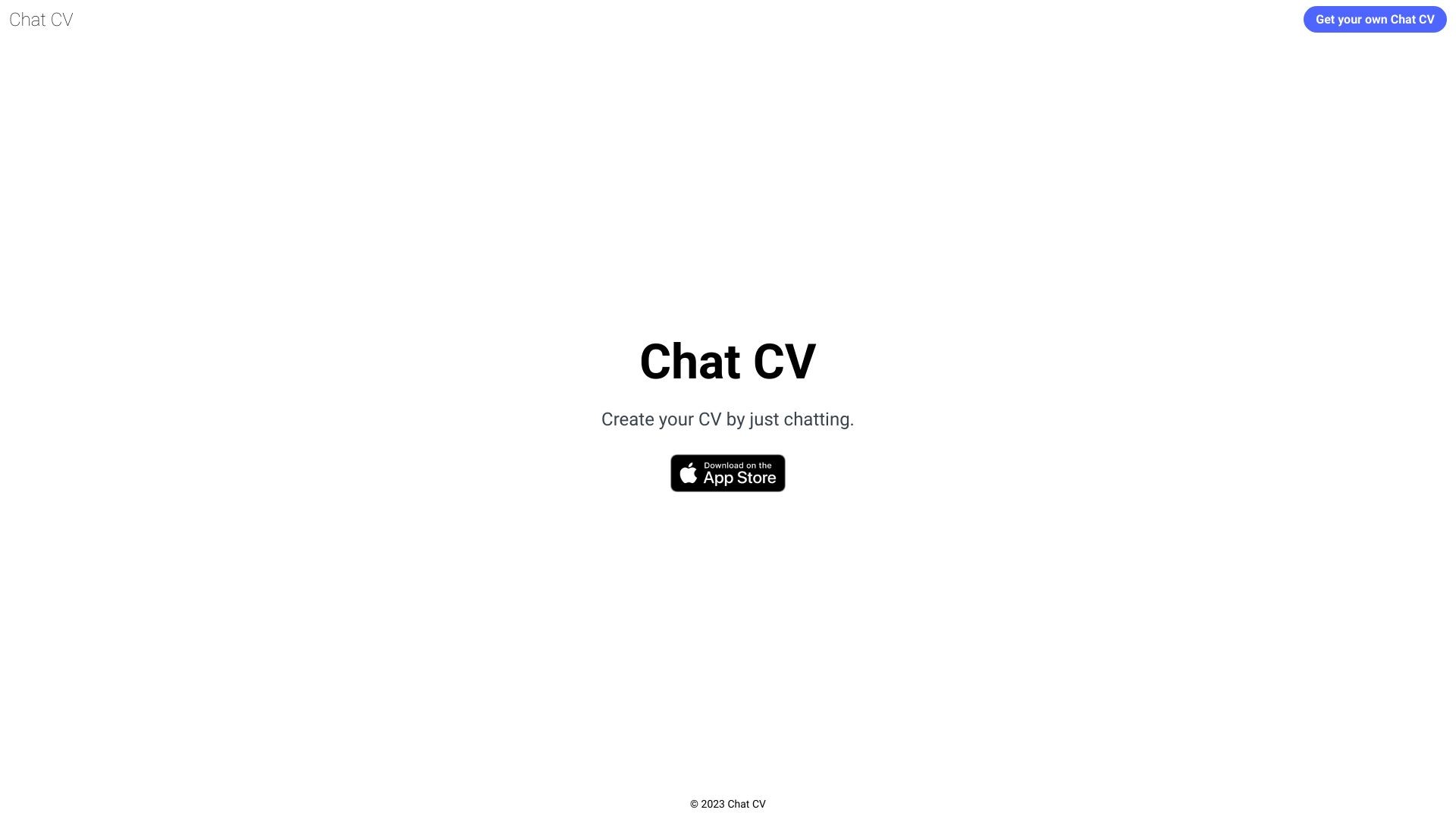 Chat CV 截图