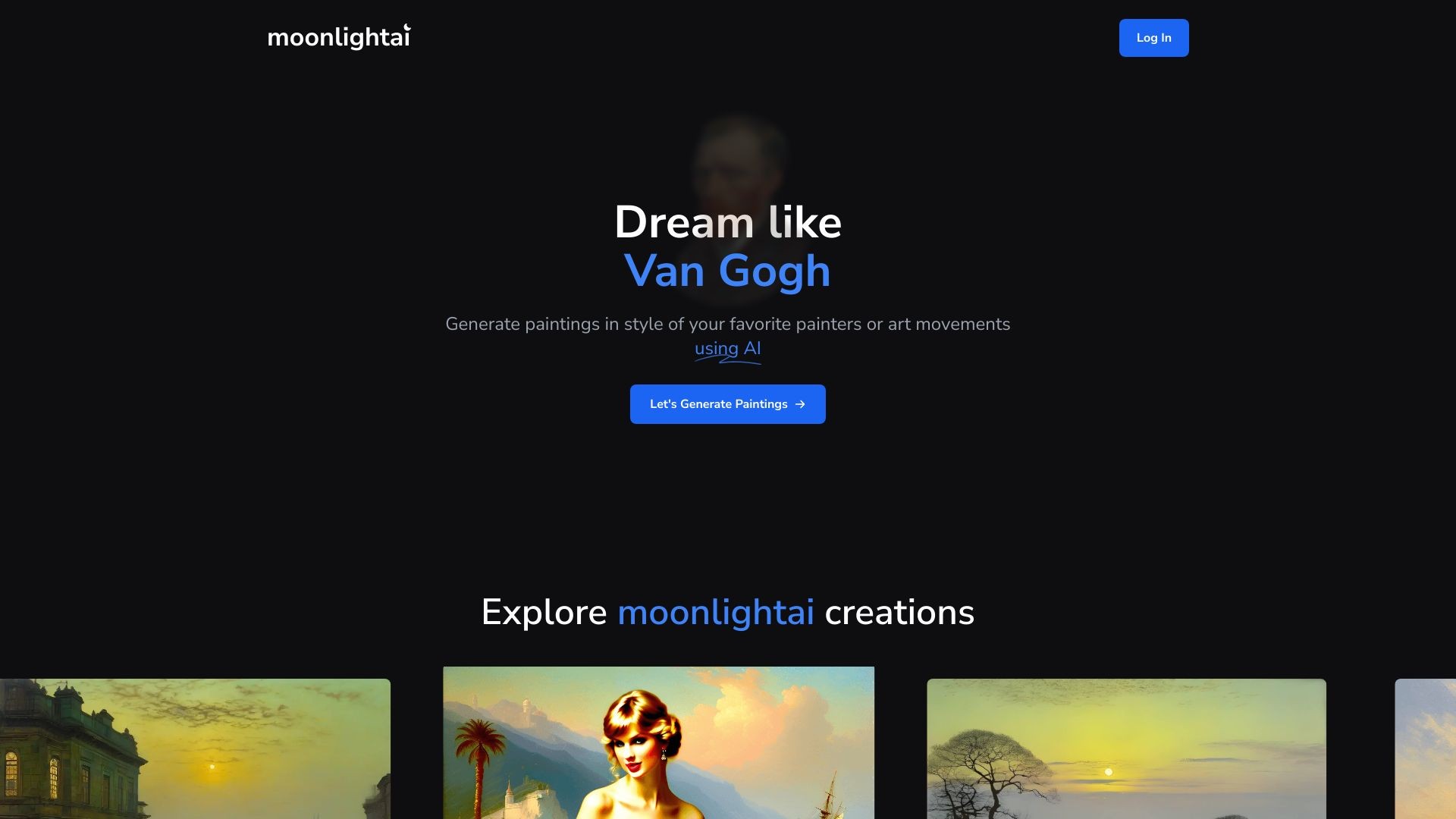 moonlightai.art 截图