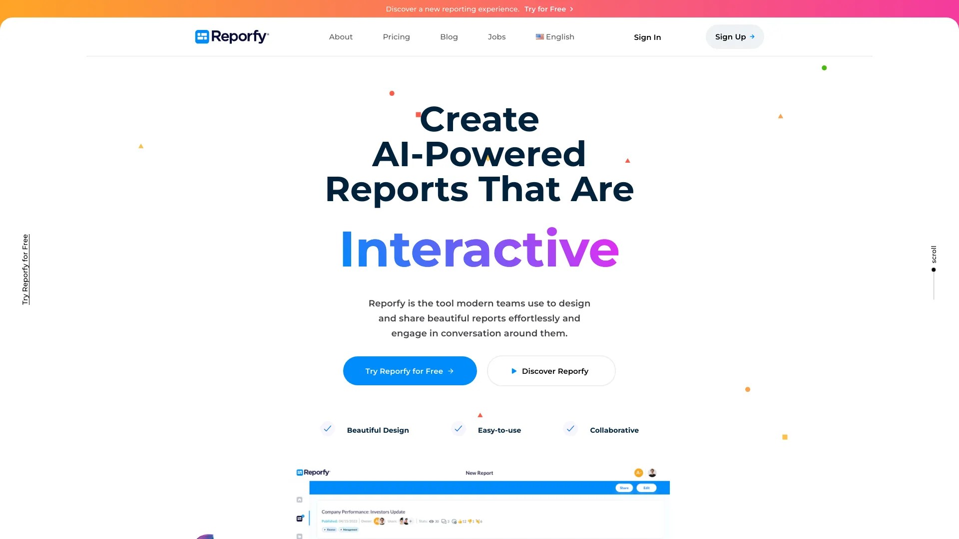Reporfy 截图