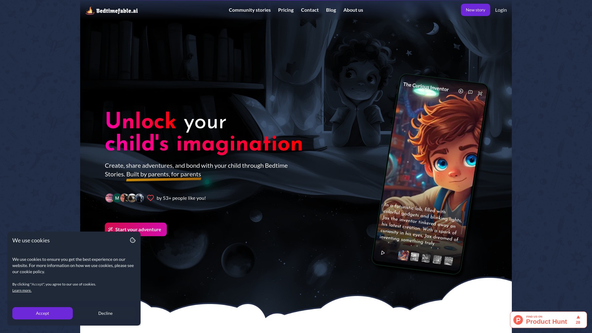 BedtimeFable.ai 截图