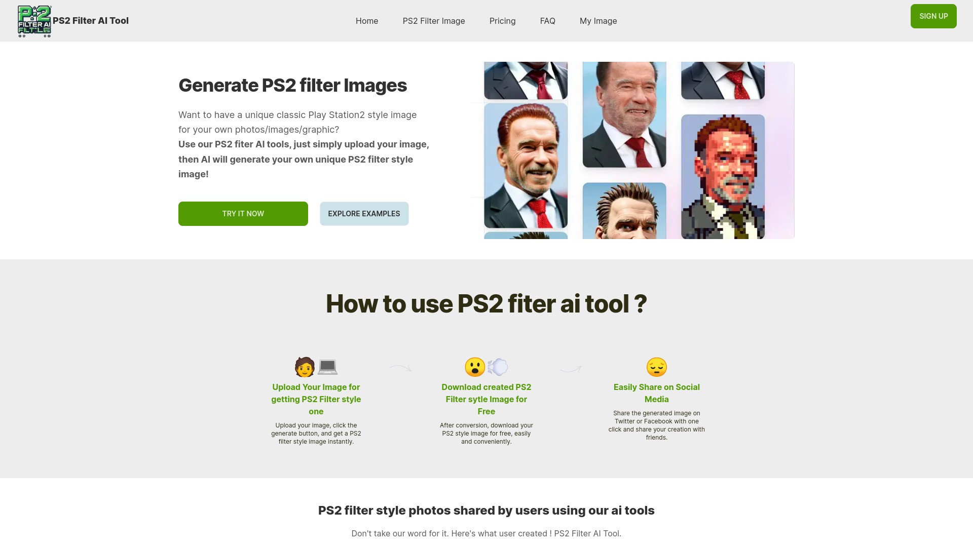 PS2 Filter AI Tool 截图