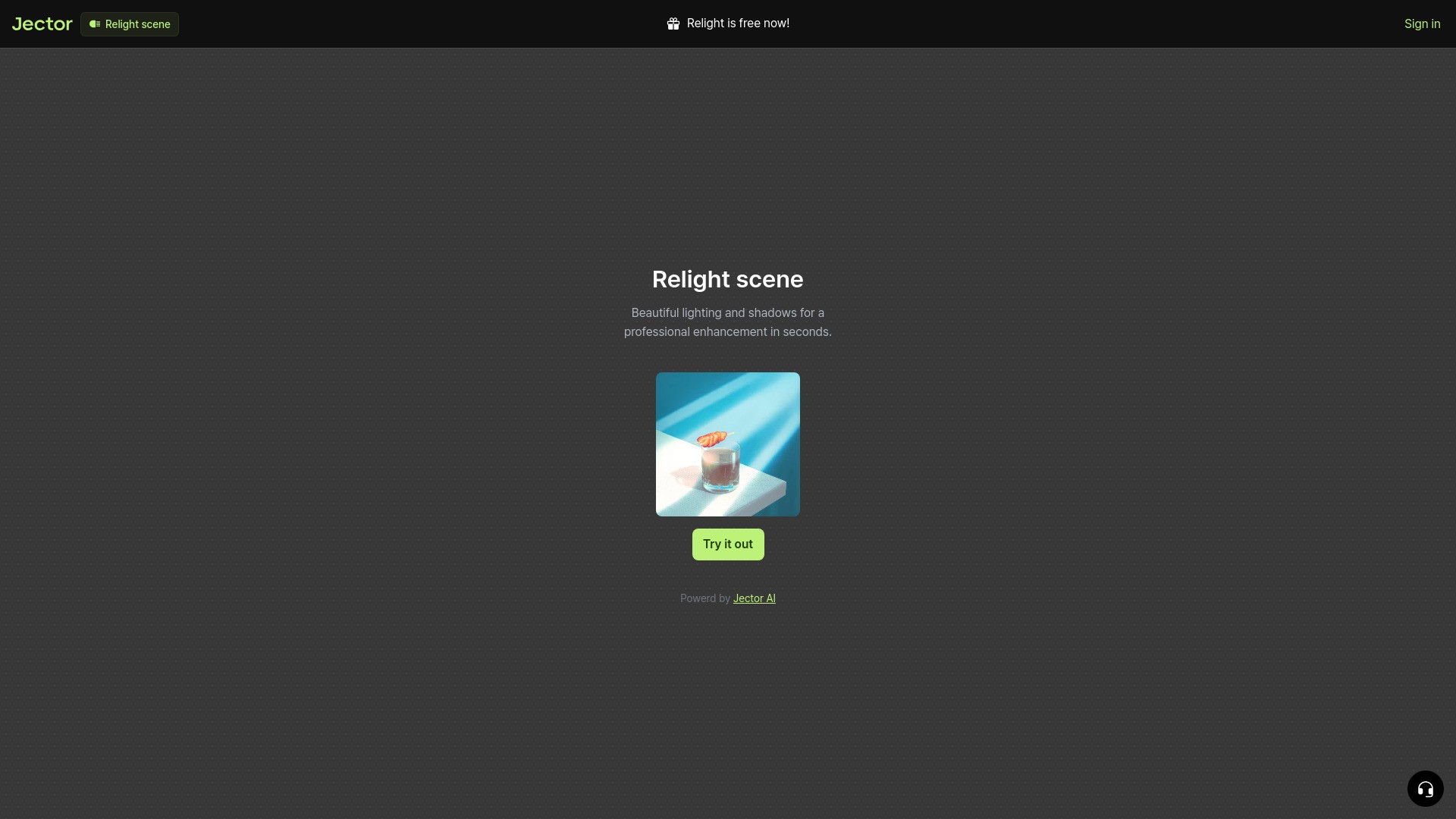 Relight Scene by Jector AI 截图