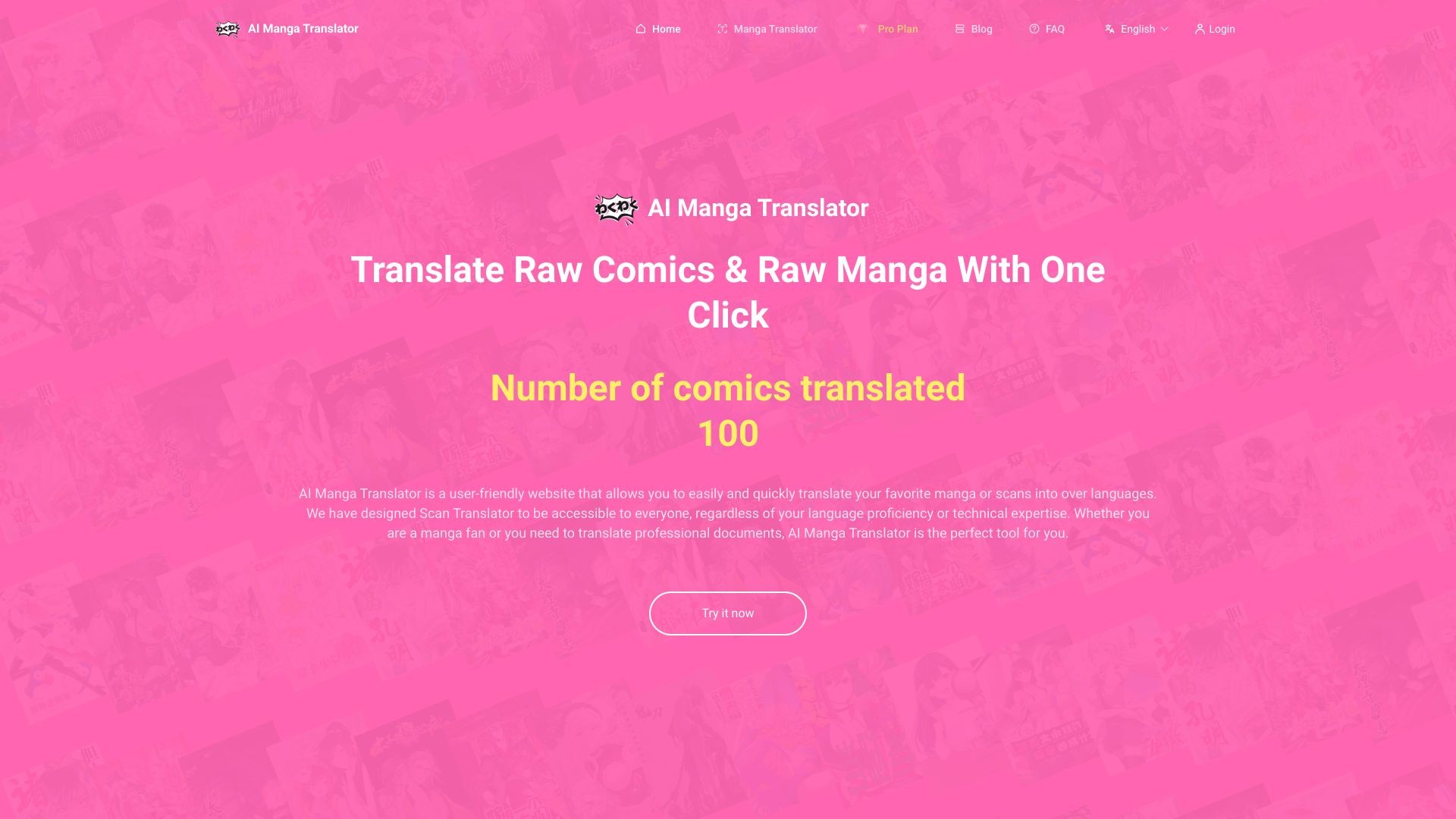 AI Manga Translator 截图