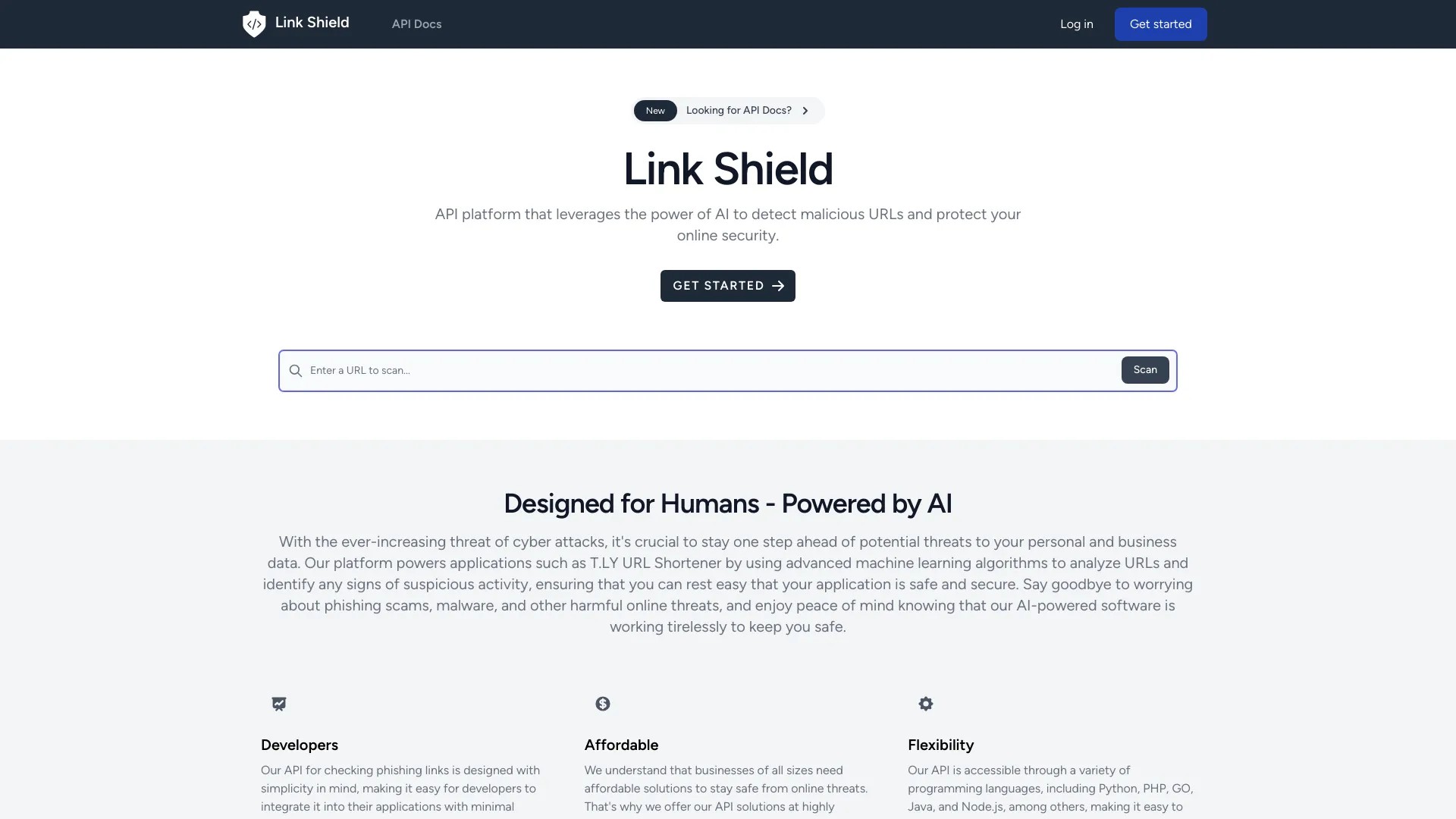 linkshieldapi.com 截图