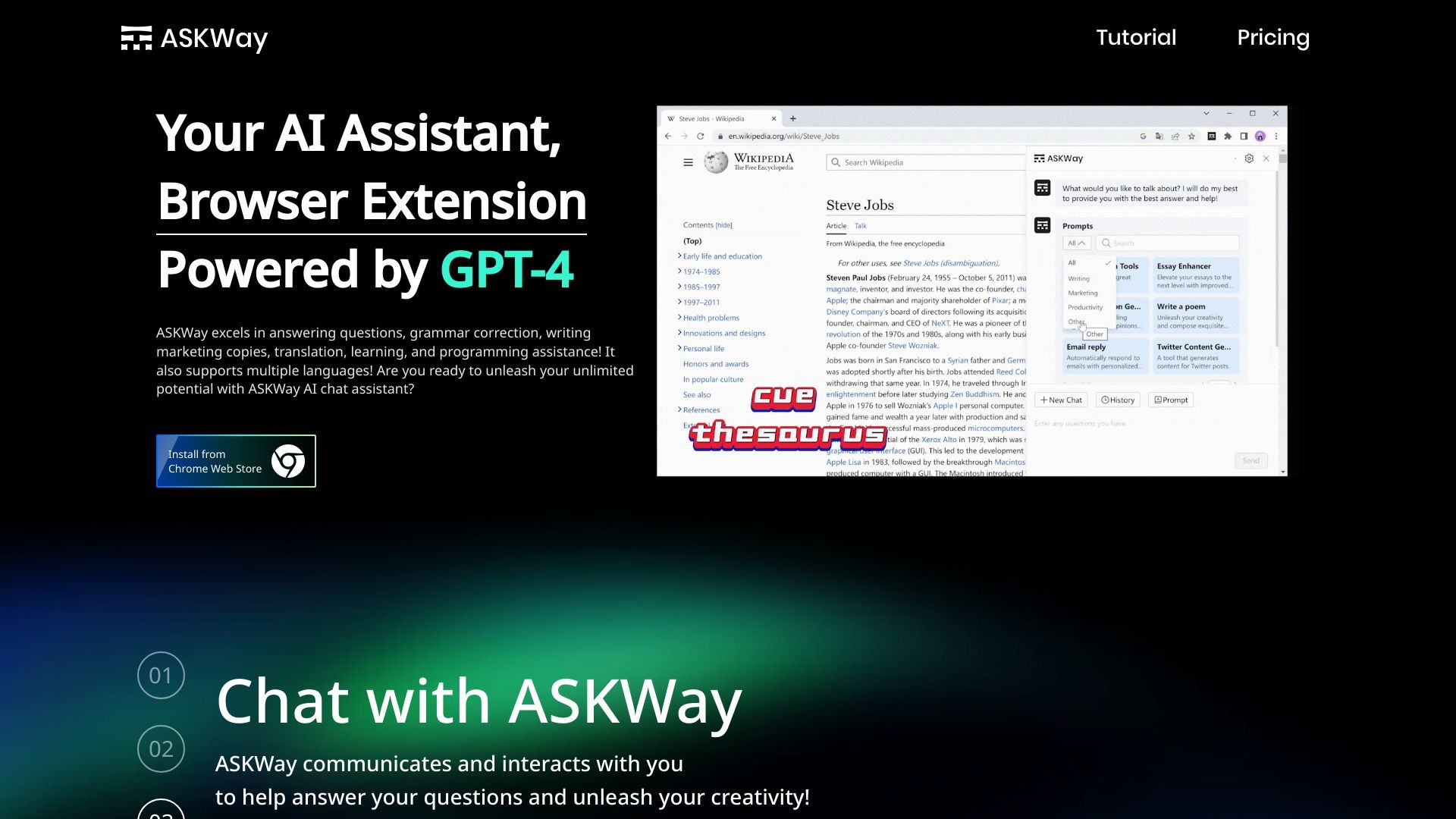 ASKWay-Embrace GPT-4's AI Superpower! 截图