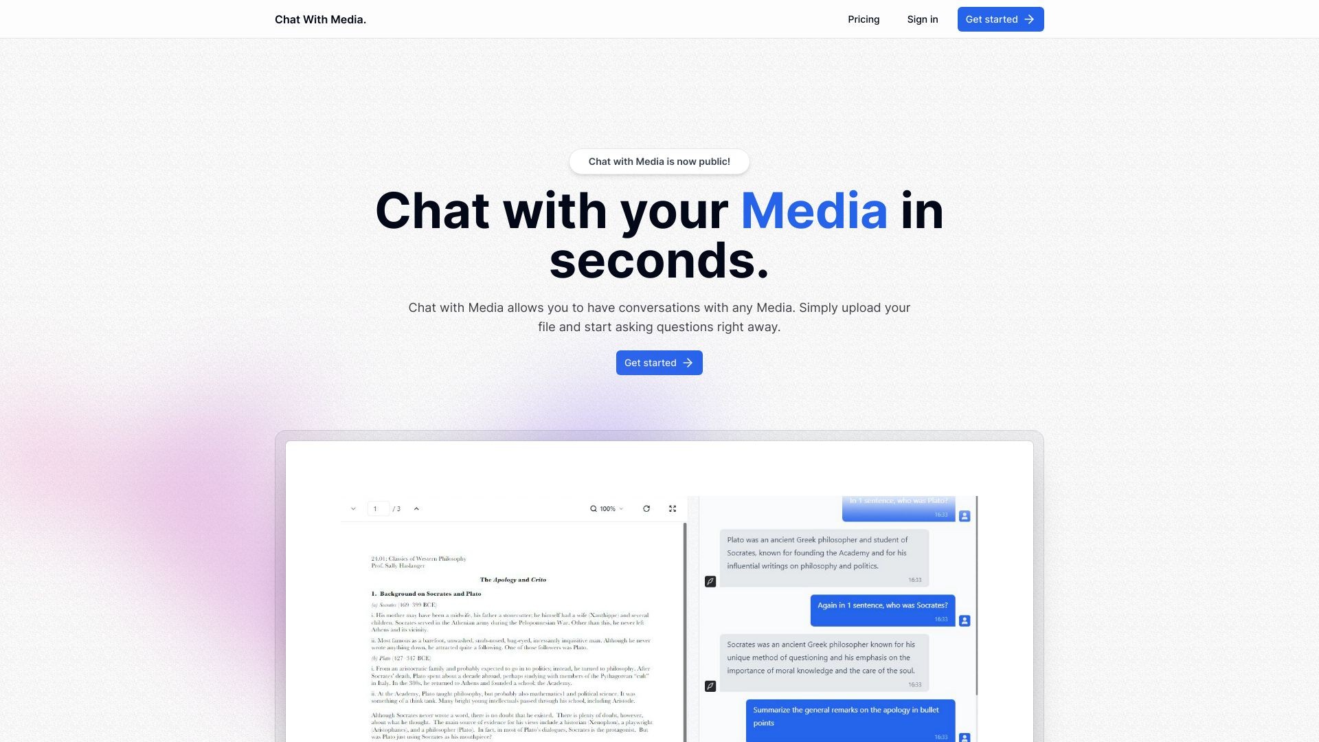 Chat With Media 截图