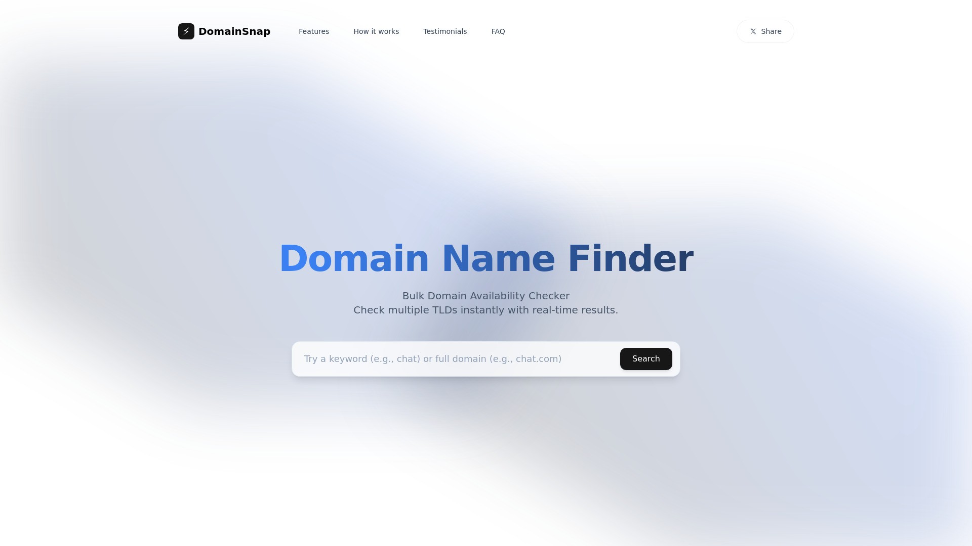 DomainSnap - Perfect Domain Name Finder 截图