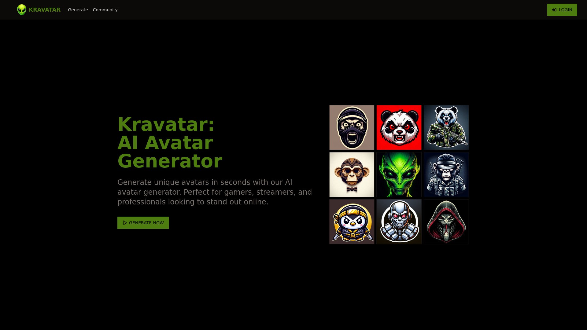 Kravatar 截图