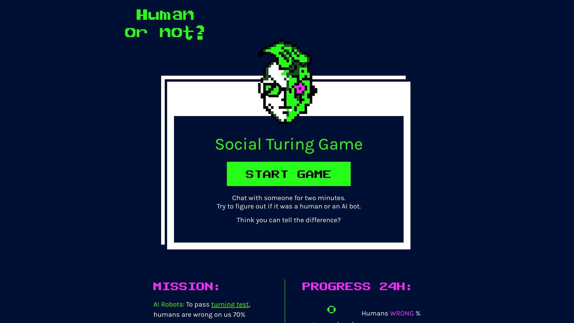 Human or Not: A Social Turing Game 截图