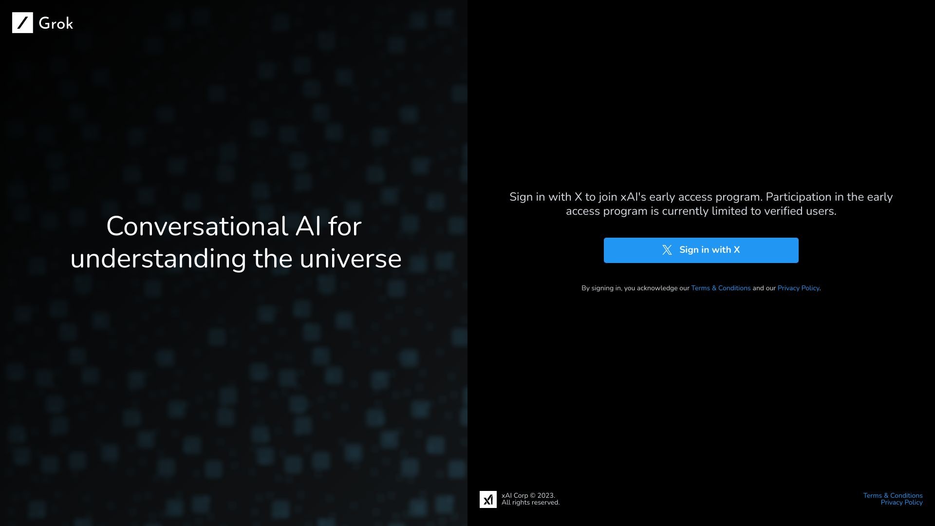 Grok AI assistant 截图