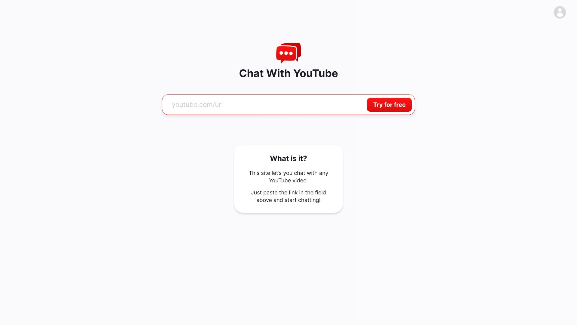 Chat with YouTube 截图