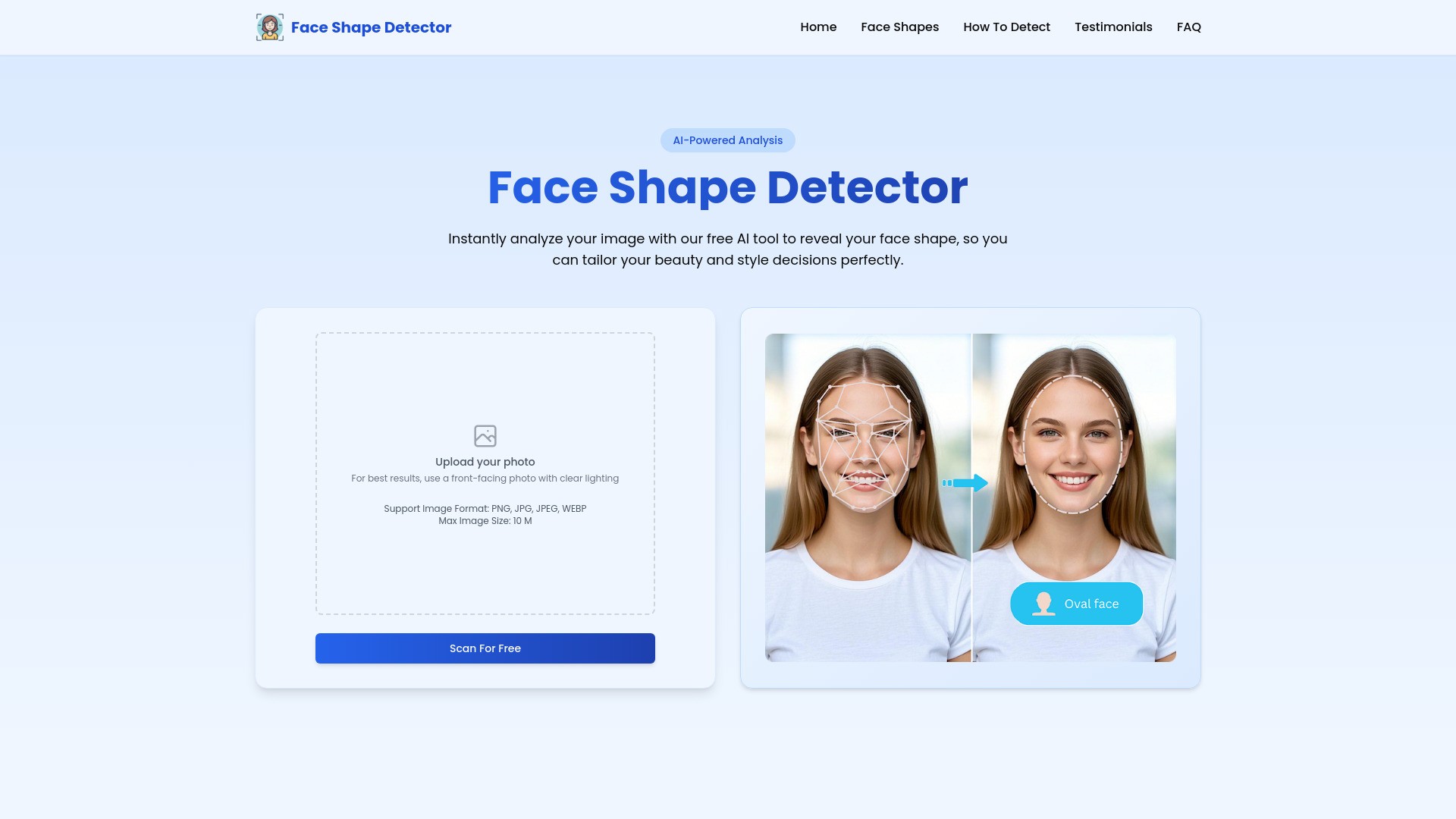 Face Shape Detector 截图