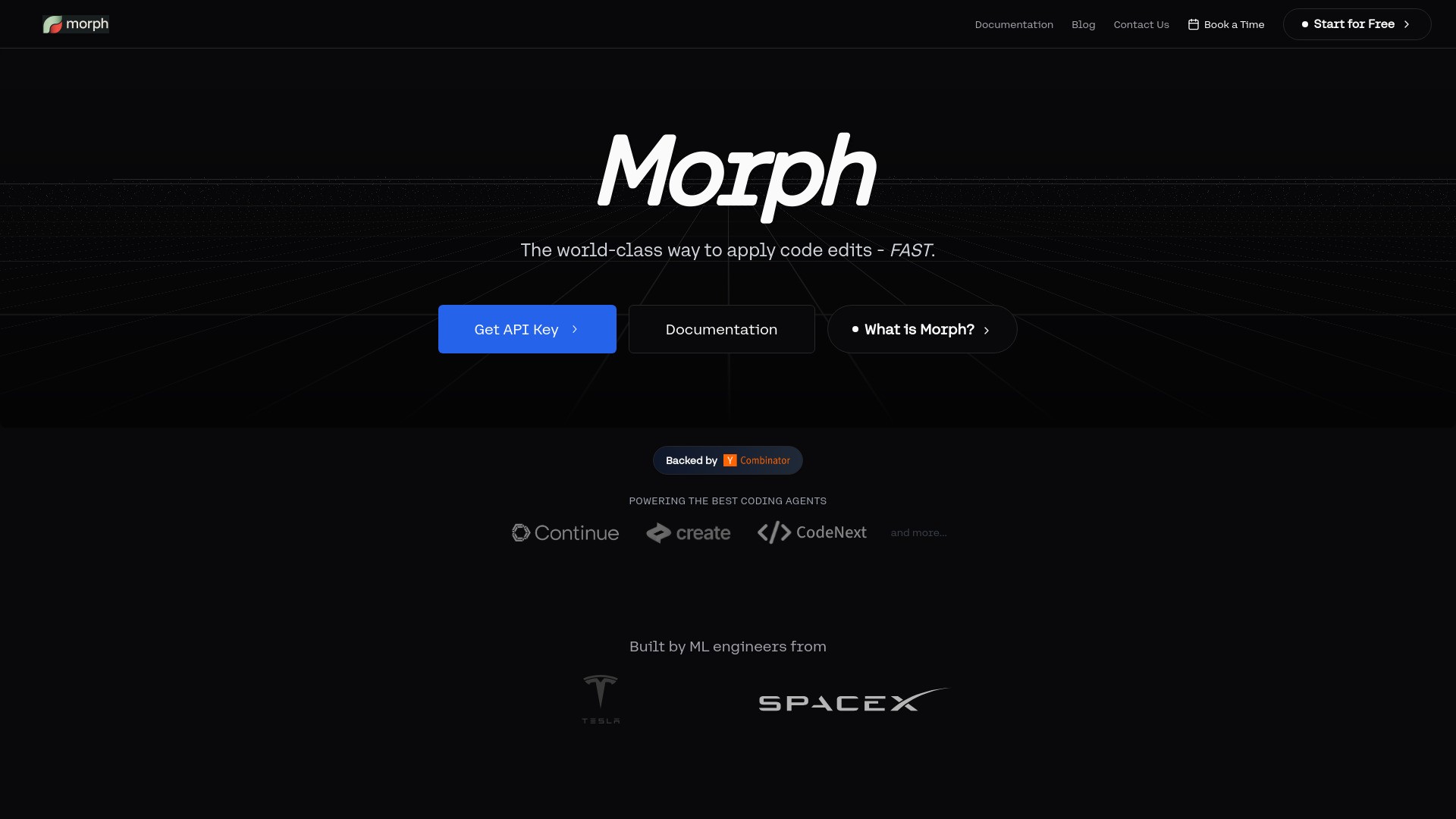 Morph: Apply AI edits to files FAST 截图