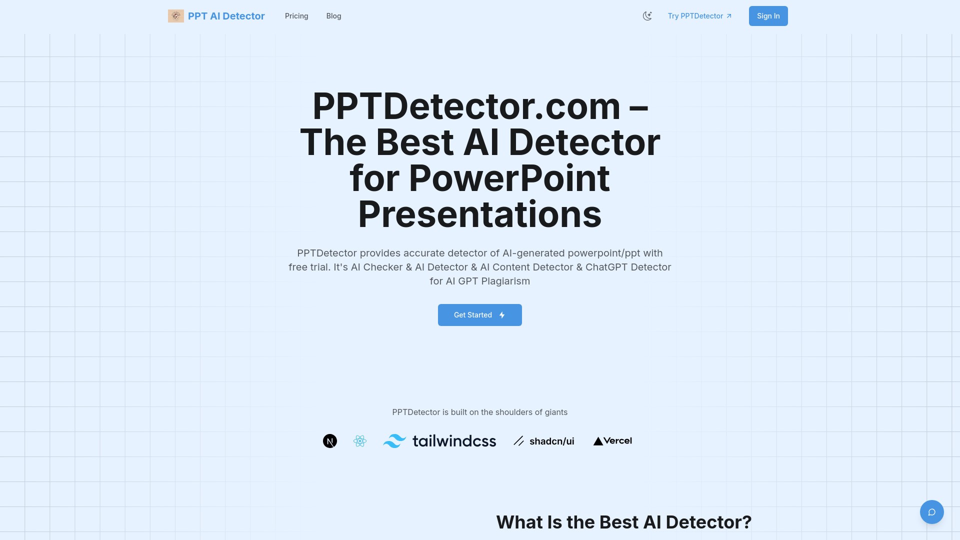 AI Detector for PPT 截图