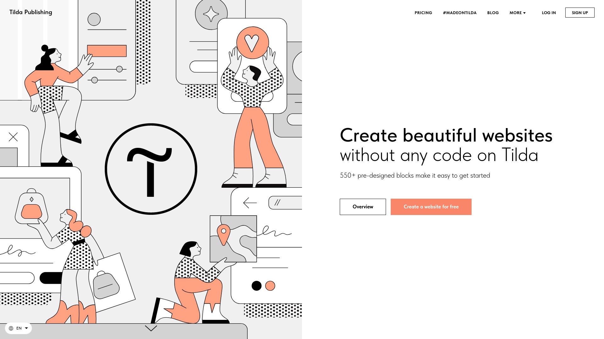 Tilda Publishing 截图