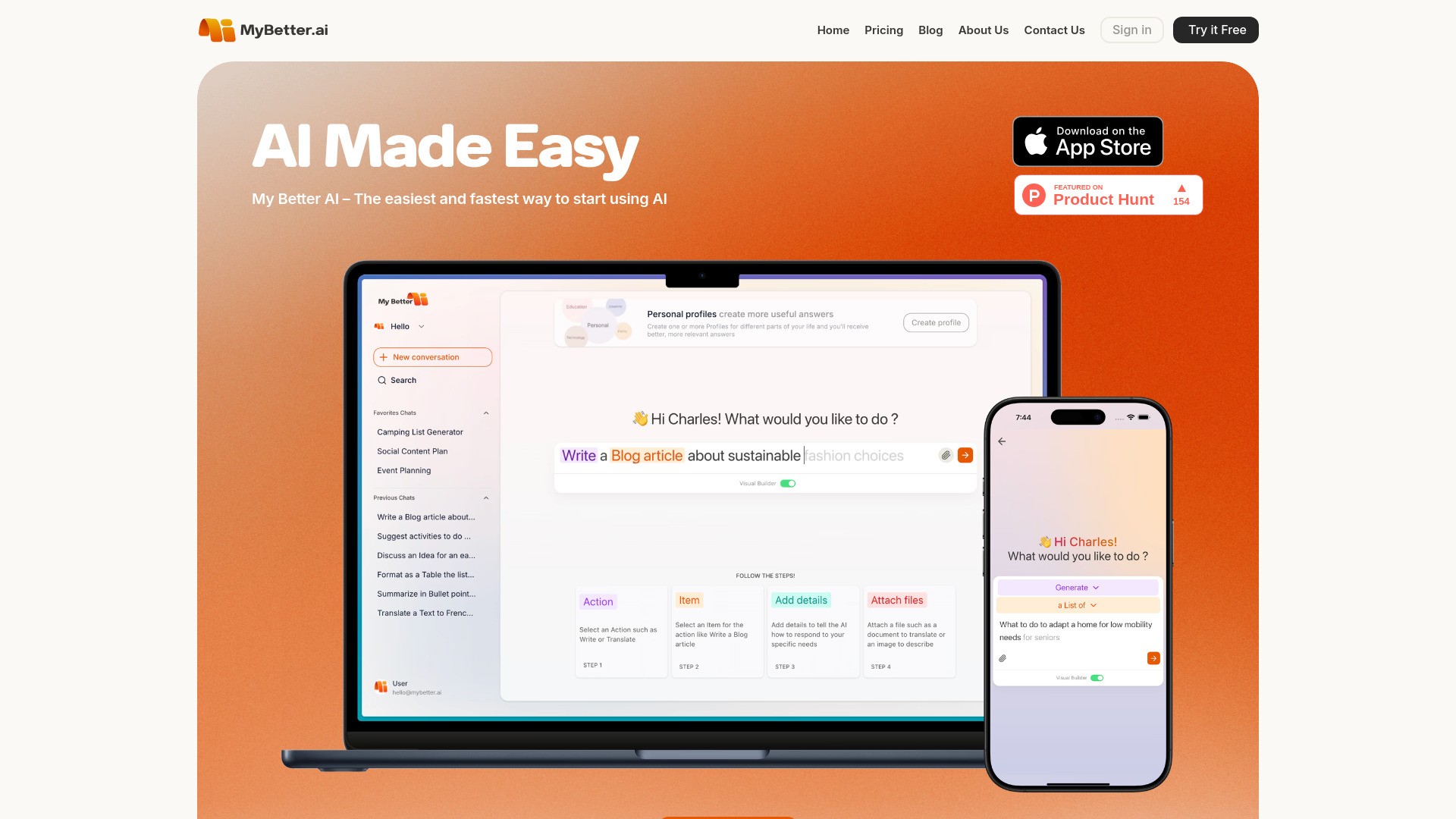 My Better AI for iOS 截图