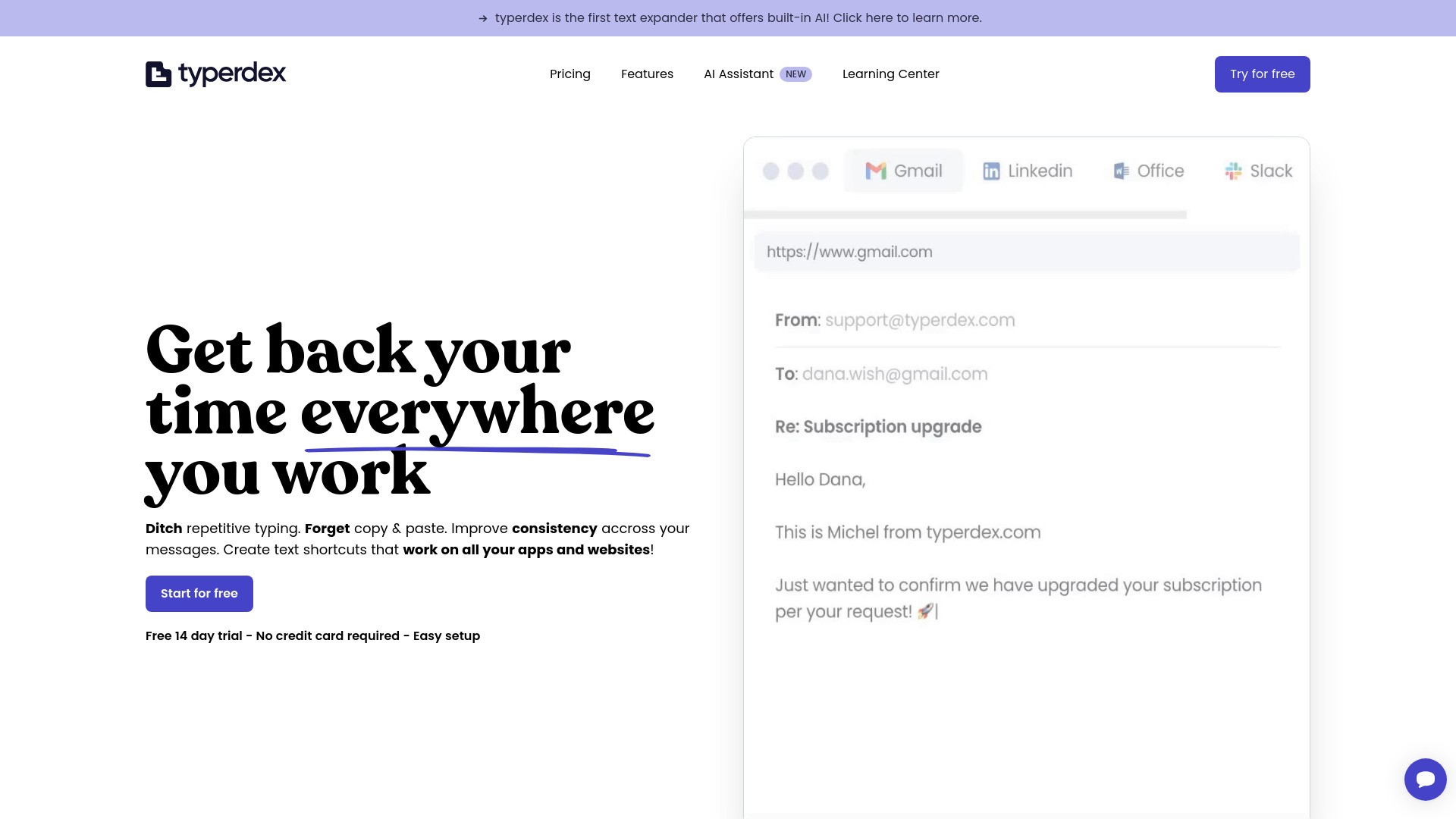 Start-up typerdex 截图