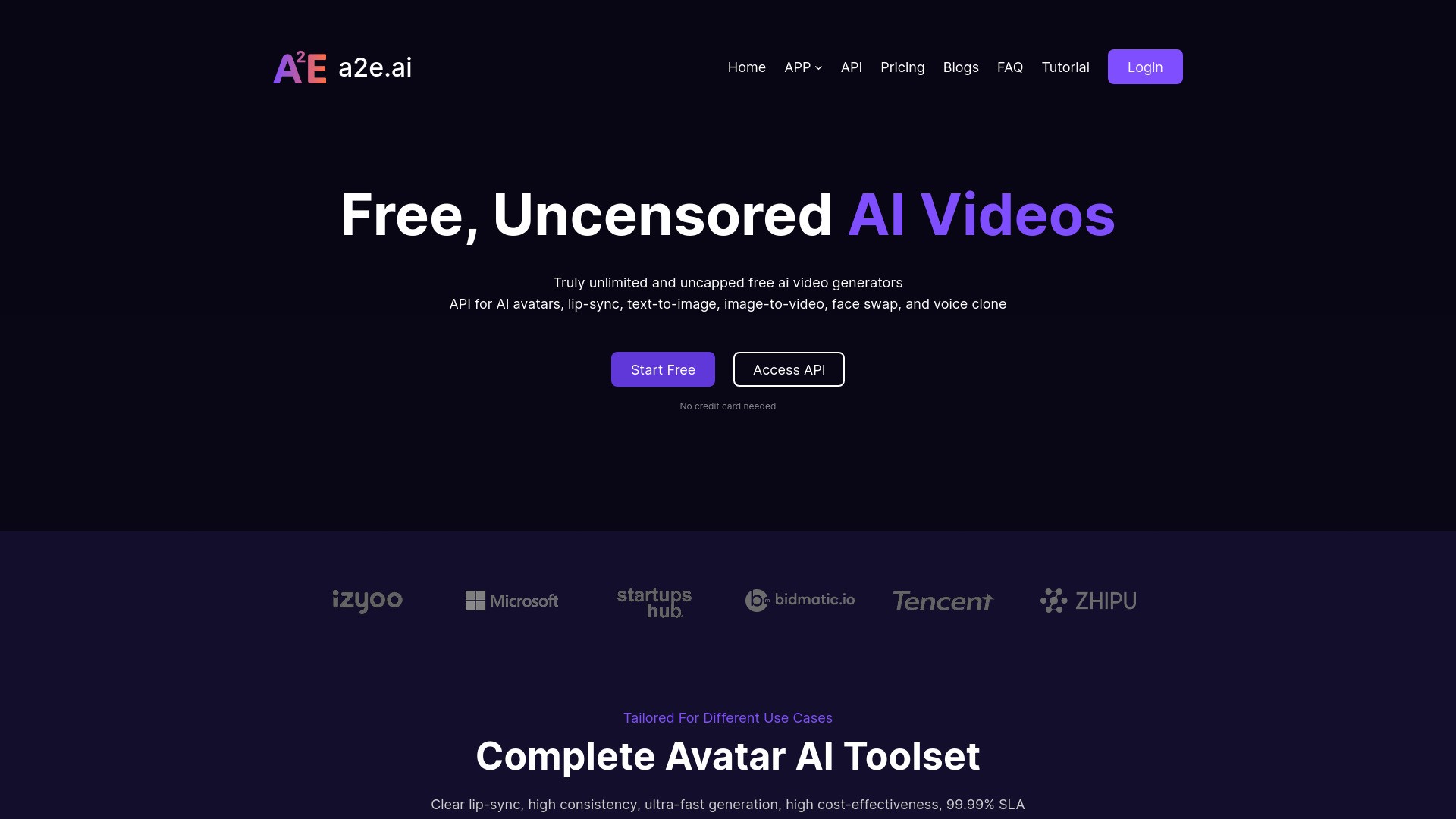 A2E Free and Uncensored AI Videos 截图
