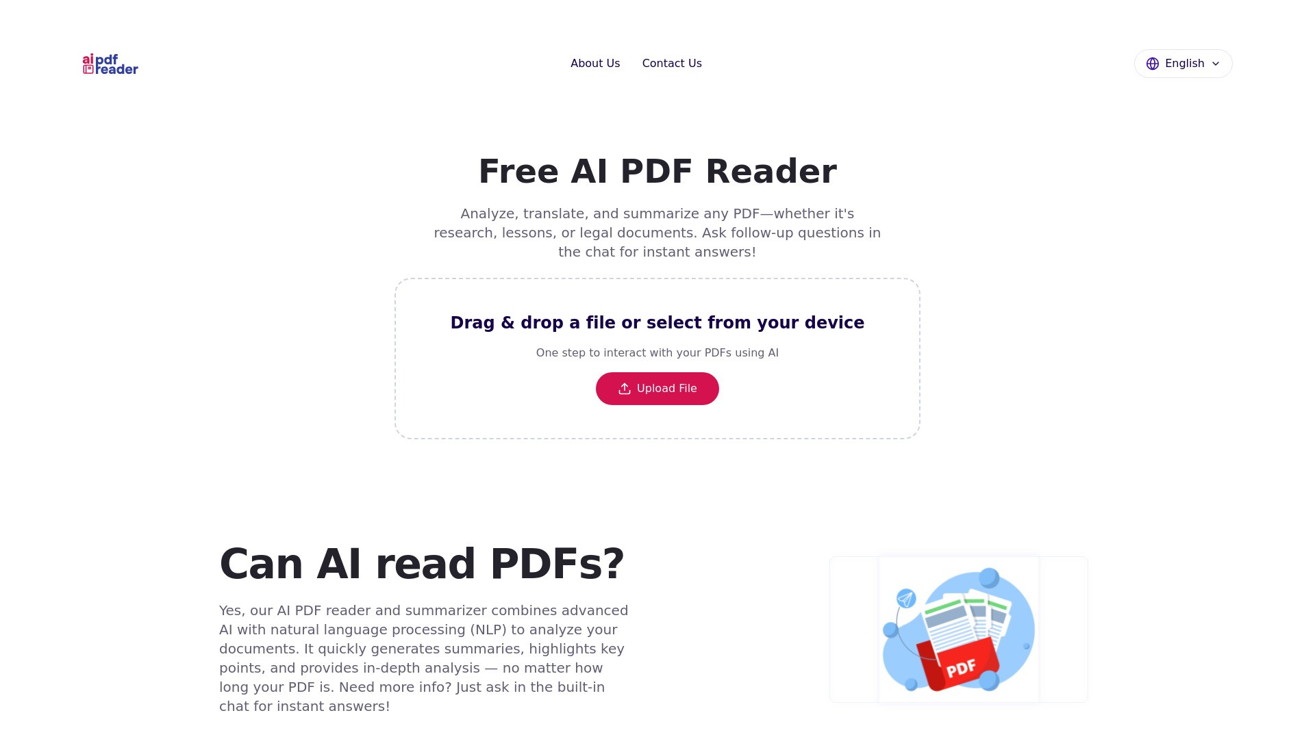 Free AI PDF Reader 截图