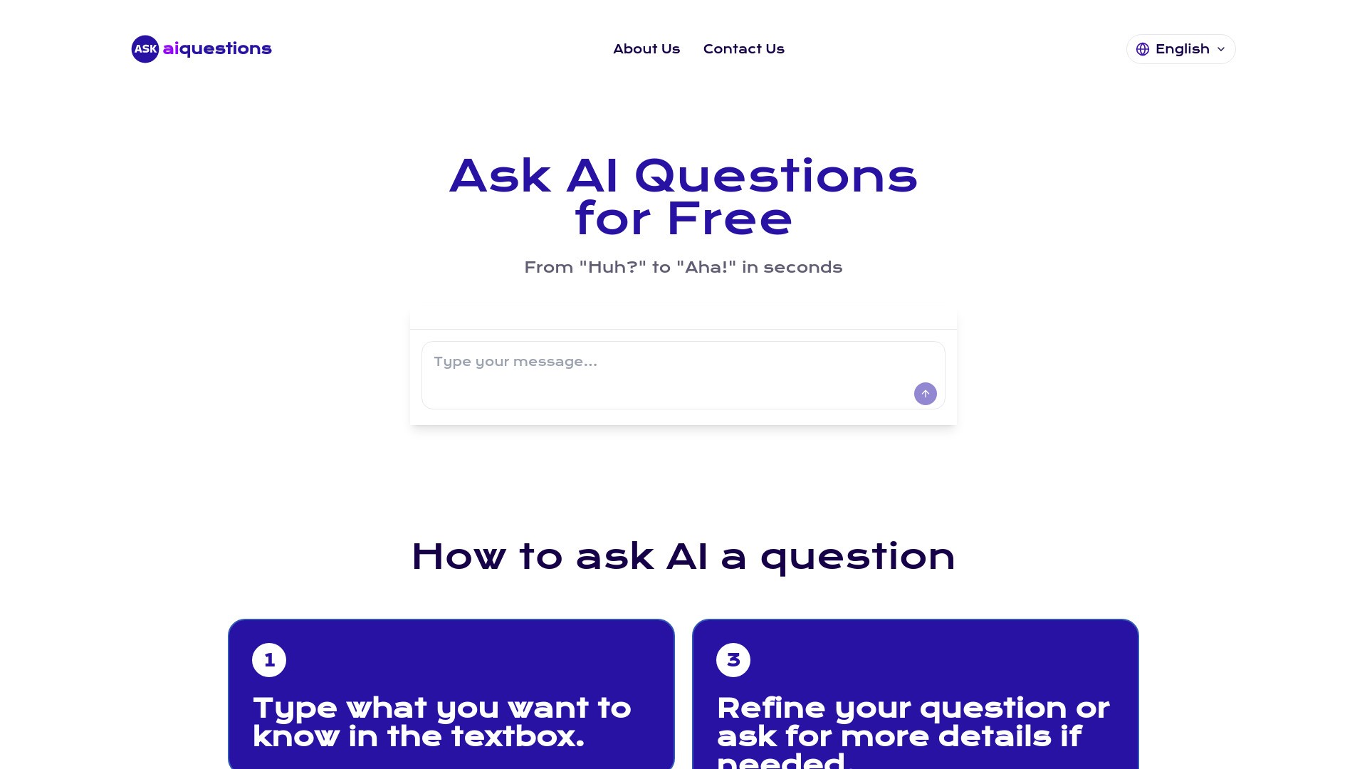 Ask AI Questions Online 截图