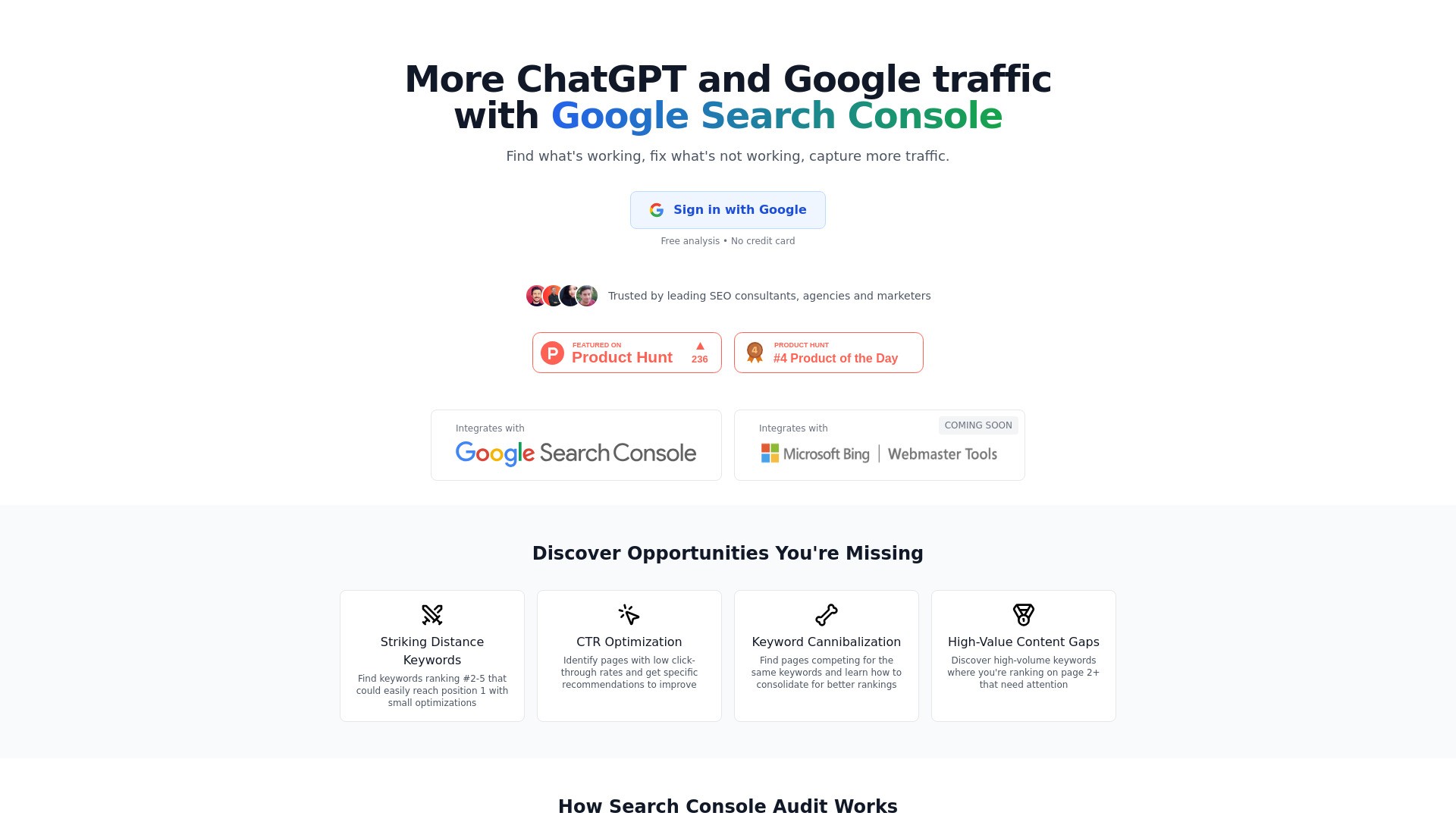 Search Console Audit 截图