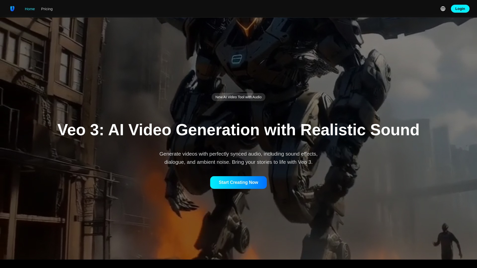Veo 3 video generator 截图
