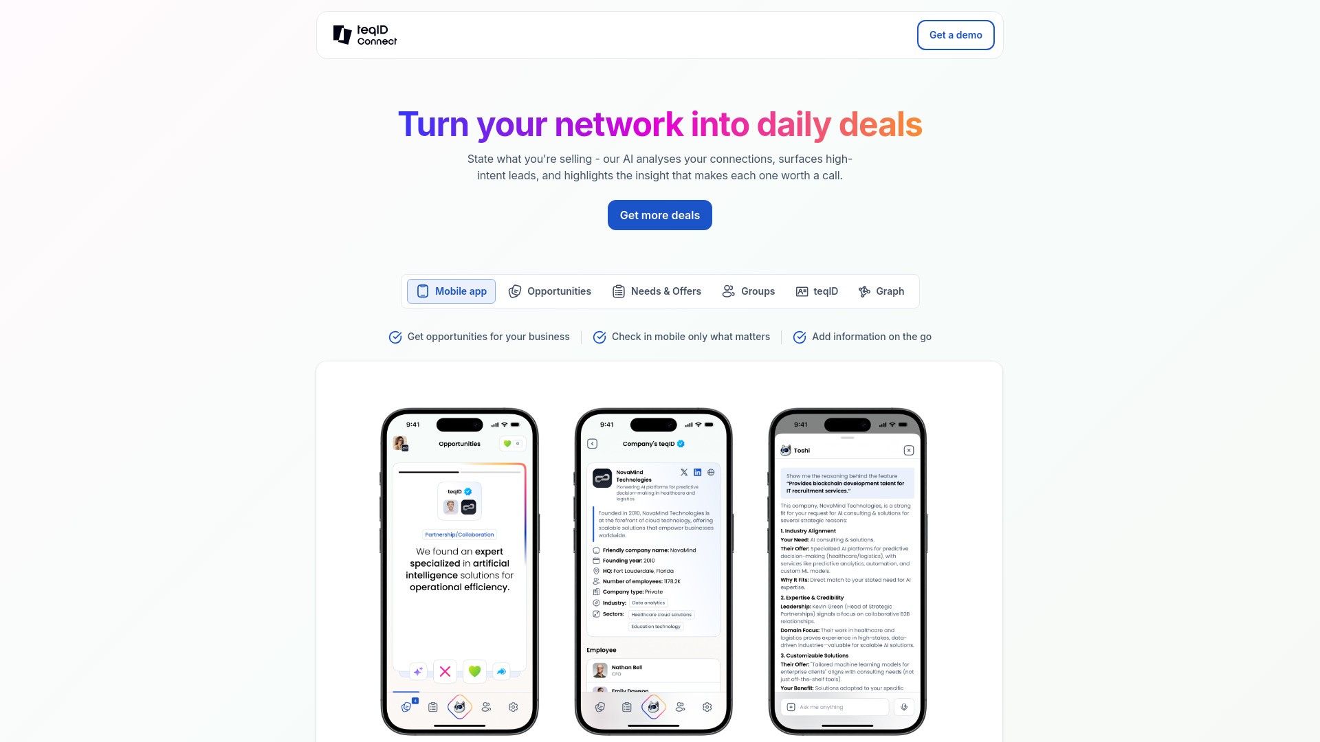 TeqID - Connect 截图