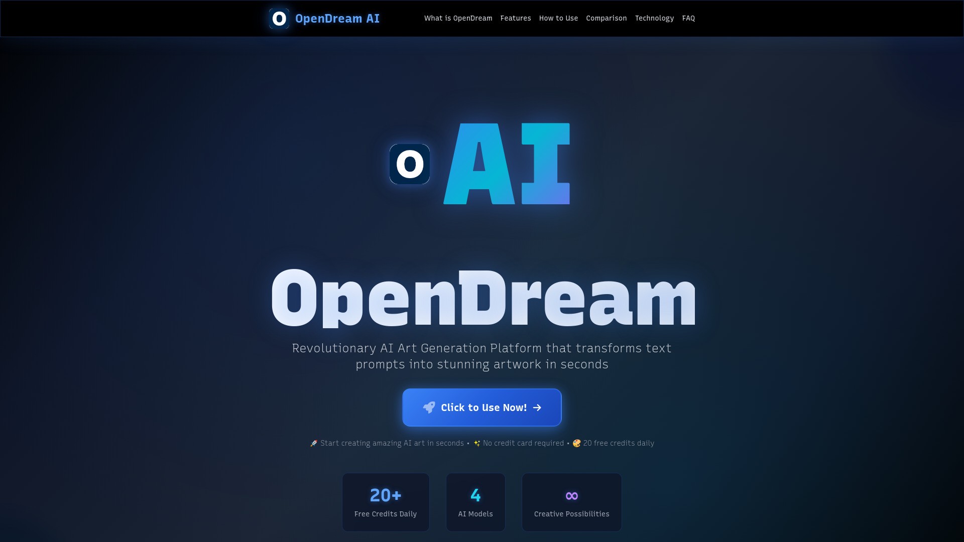 OpenDream AI 截图