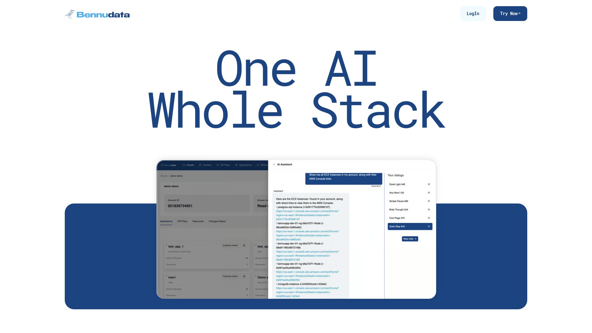 Bennu Agent — Screw Prompts, Run Infra 截图