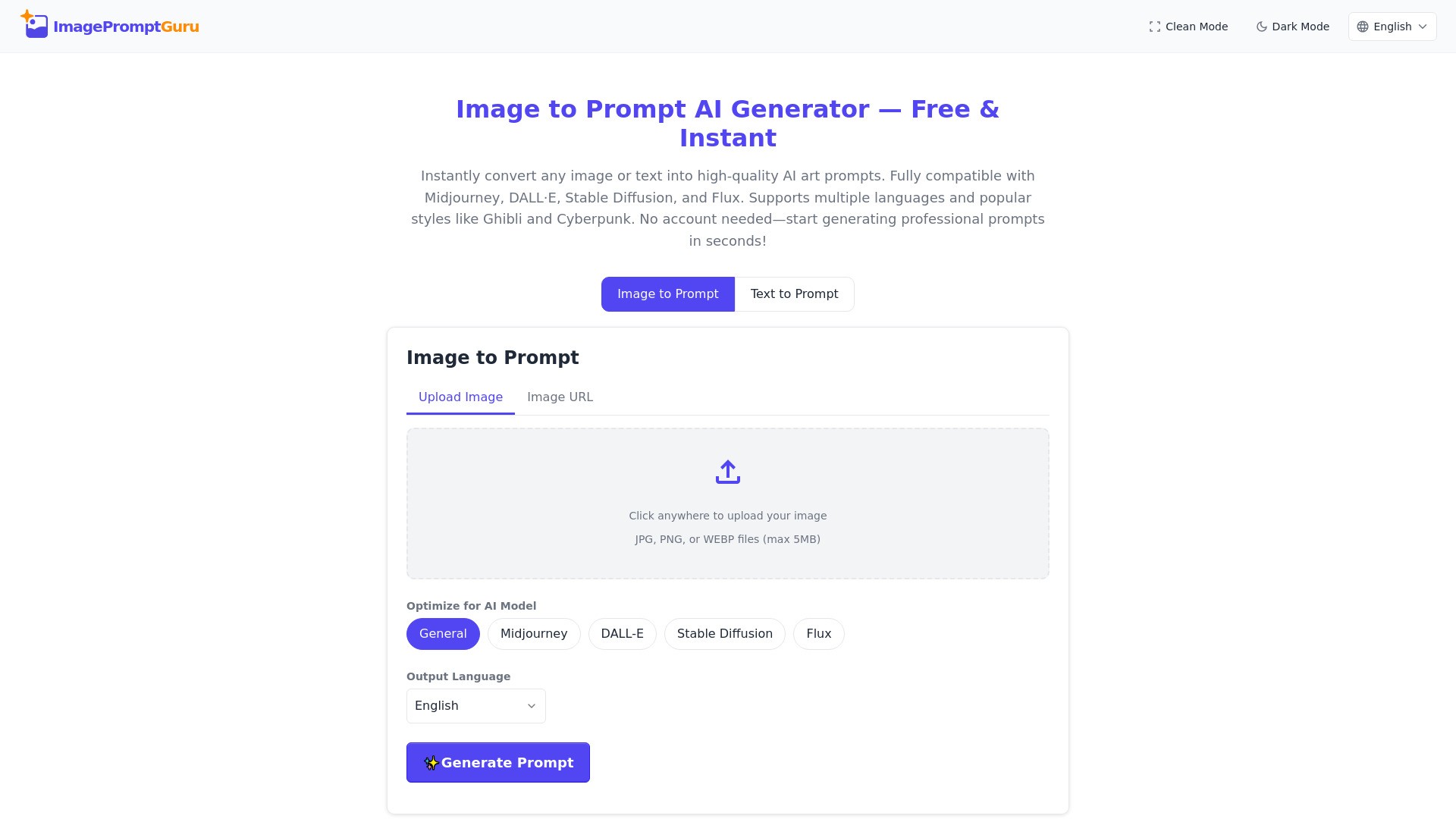ImagePromptGuru.net 截图