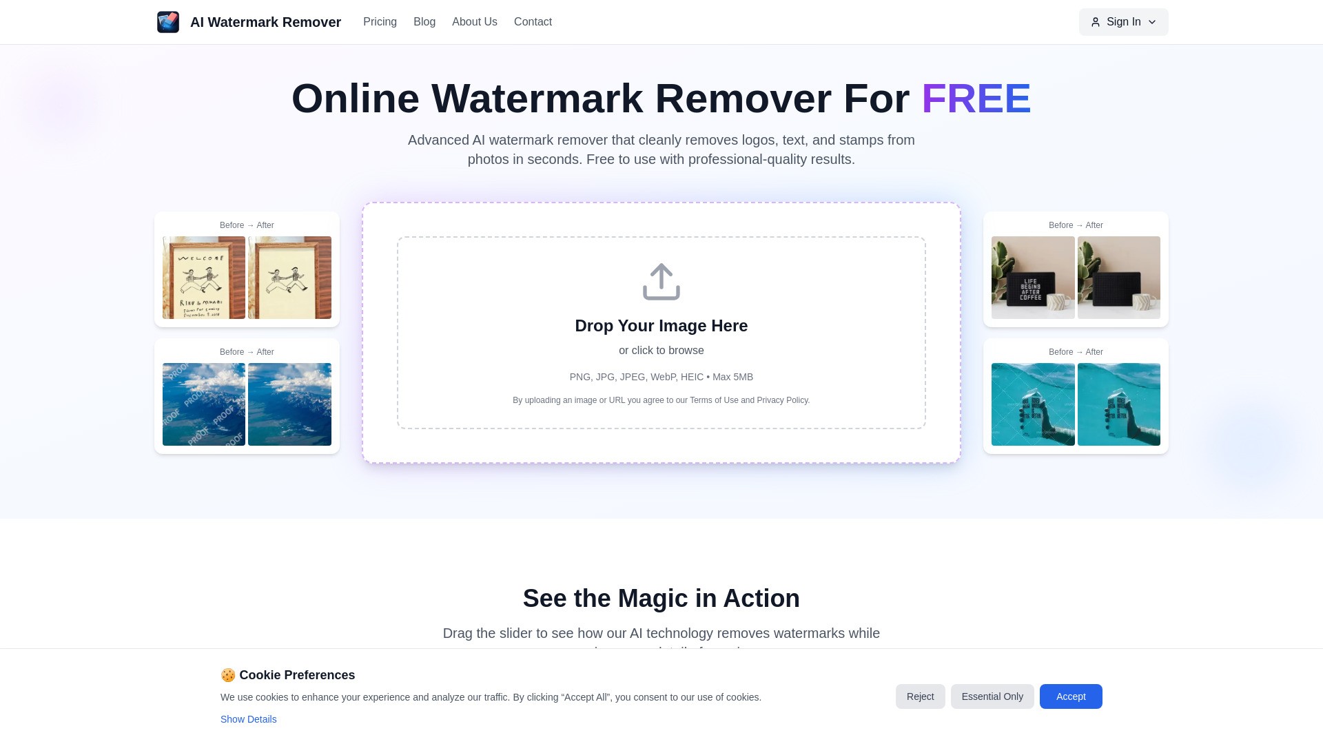Ai Watermark Remover 截图