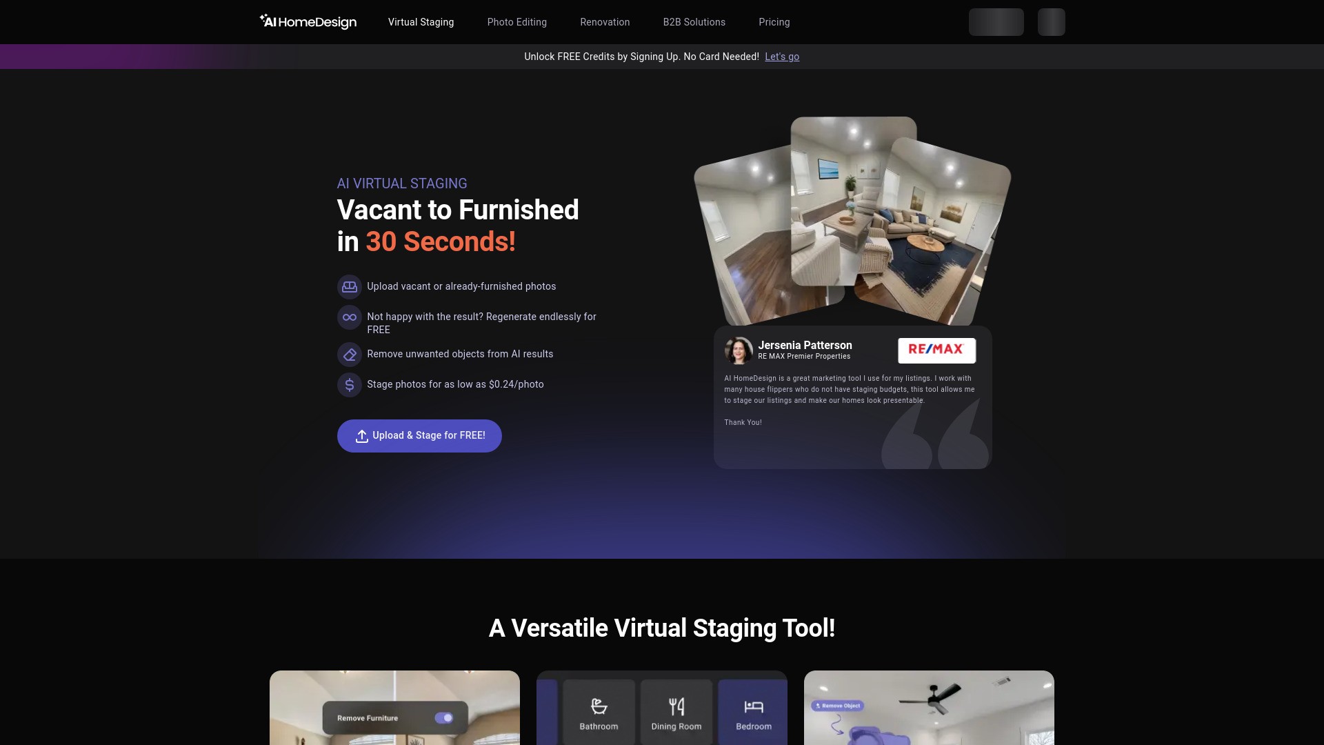 AI Virtual Staging 截图