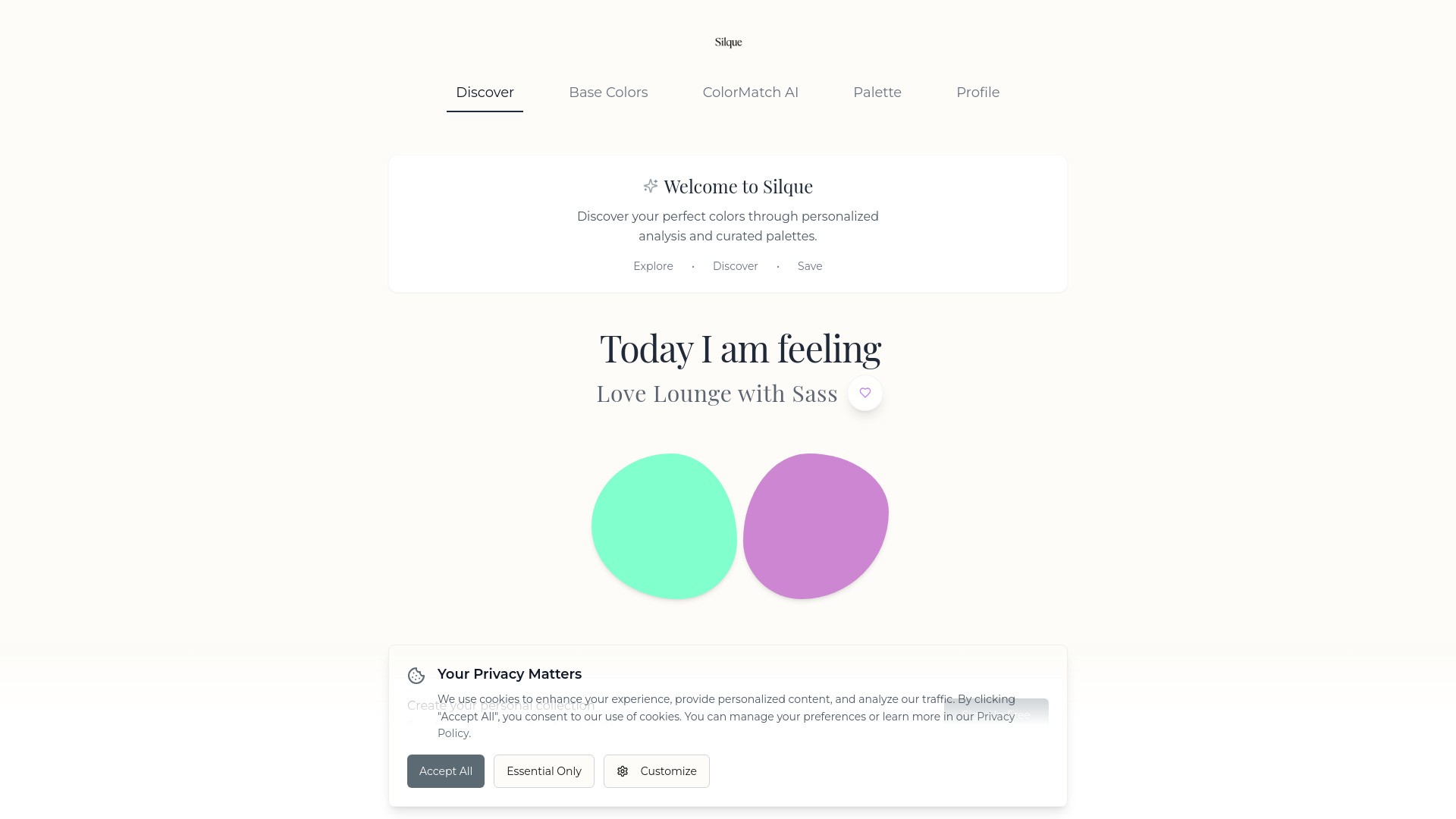 Silque AI - Your Fashion Companion 截图