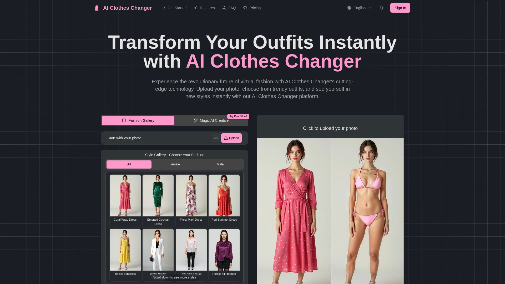AI Clothes Changer 截图