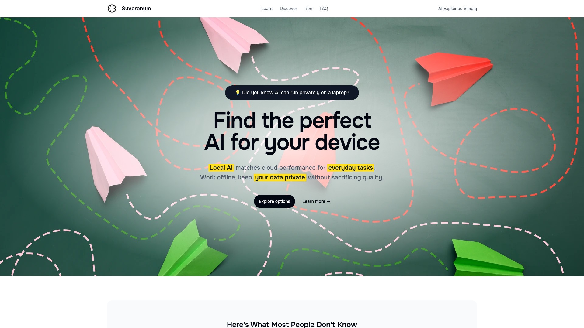 Find local AI in 10 secs with Suverenum 截图