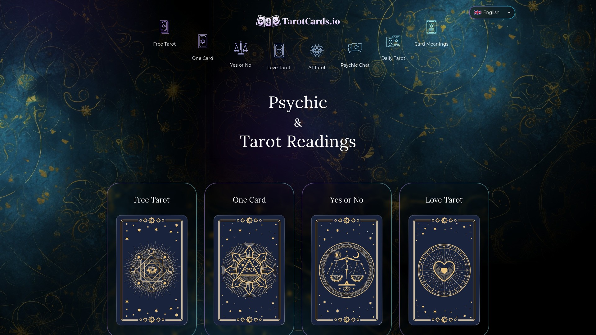 TarotCards.io 截图