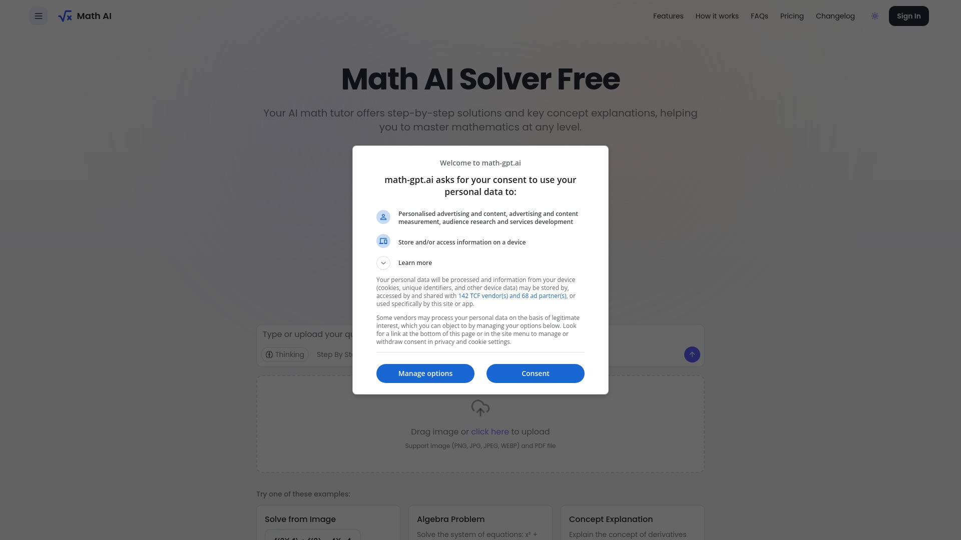 Math AI Solver Free Online 截图