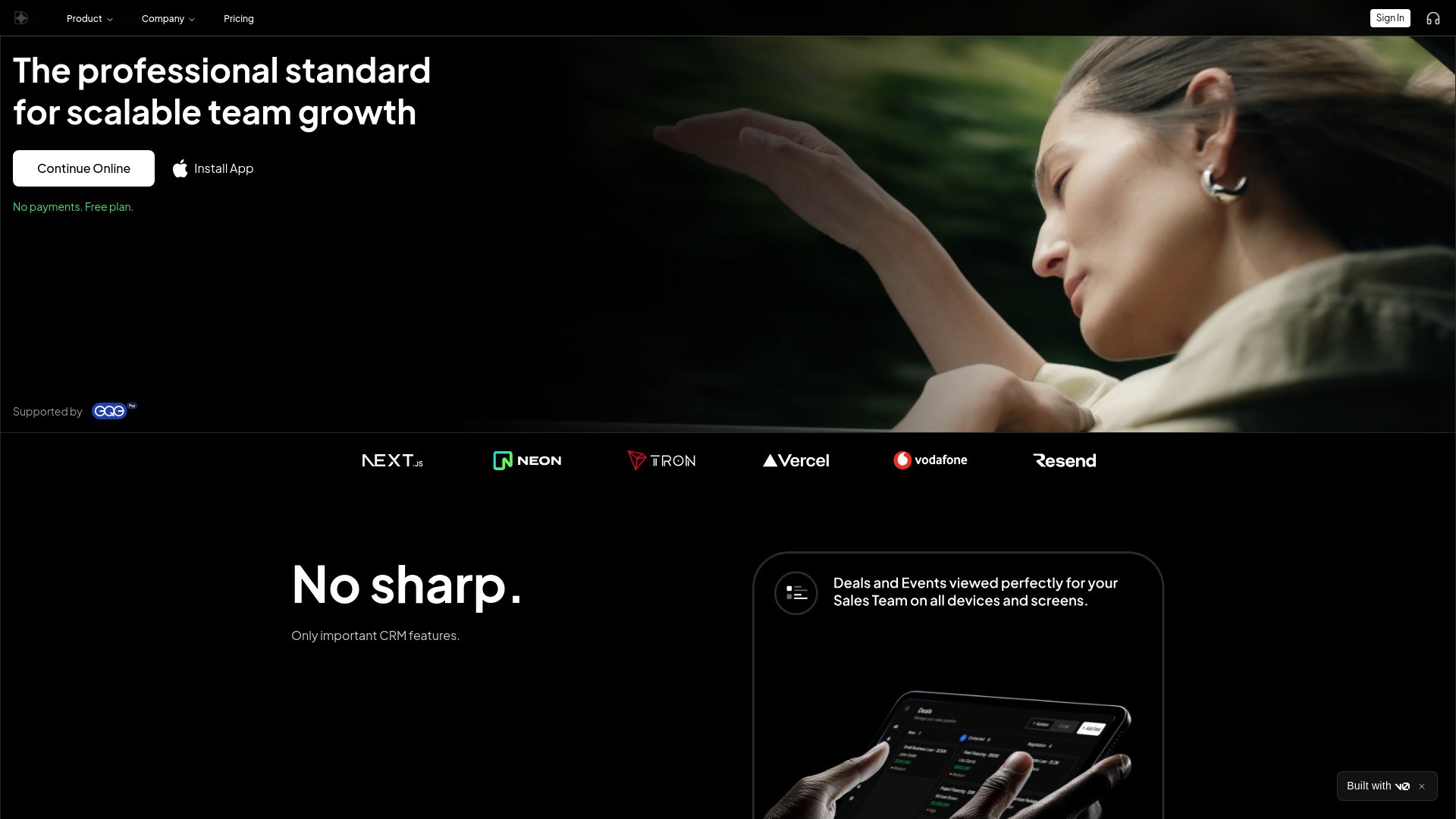 DilmachCRM Modern Core for Digital team 截图