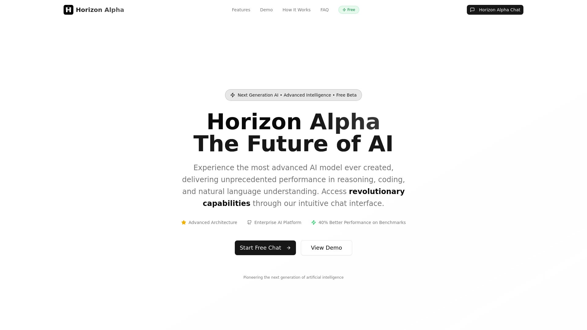 Horizon Alpha 截图