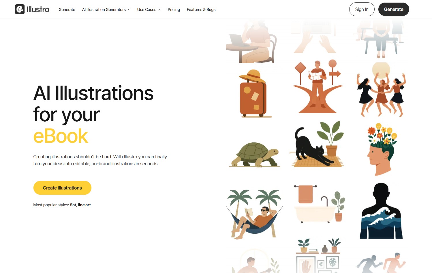 Illustro – AI Illustration Generator 截图