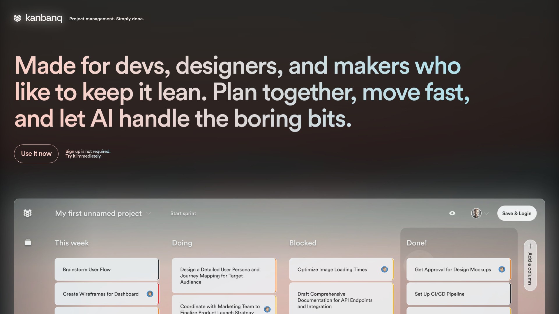 Kanbanq : Open alpha 截图